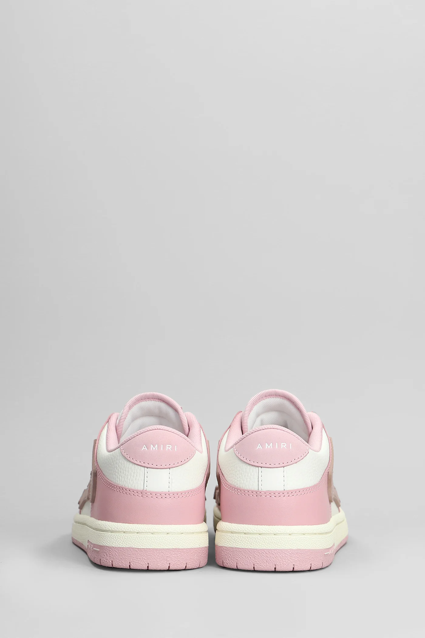Skel top low Sneakers in rose-pink leather - Image 4