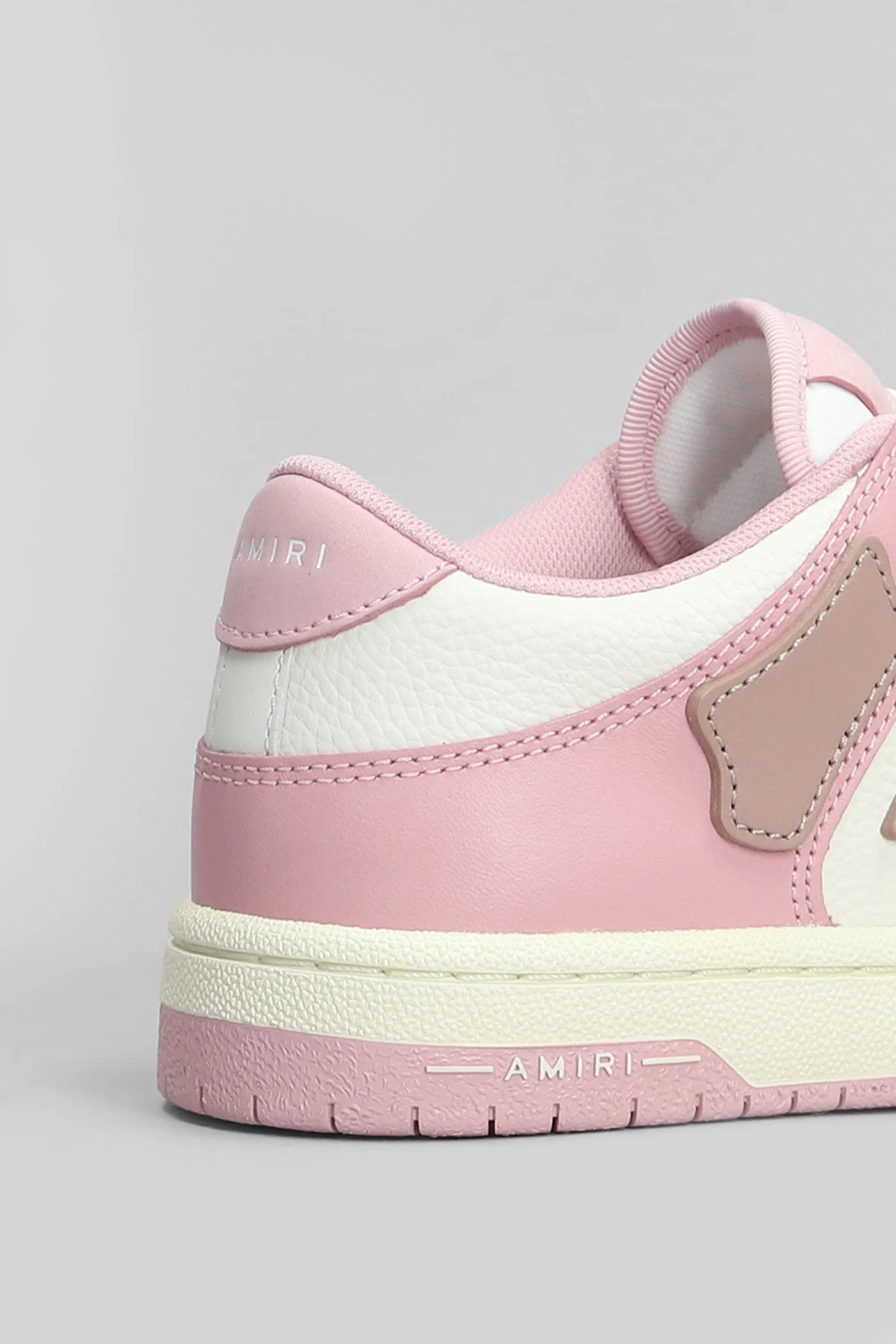 Skel top low Sneakers in rose-pink leather - Image 5