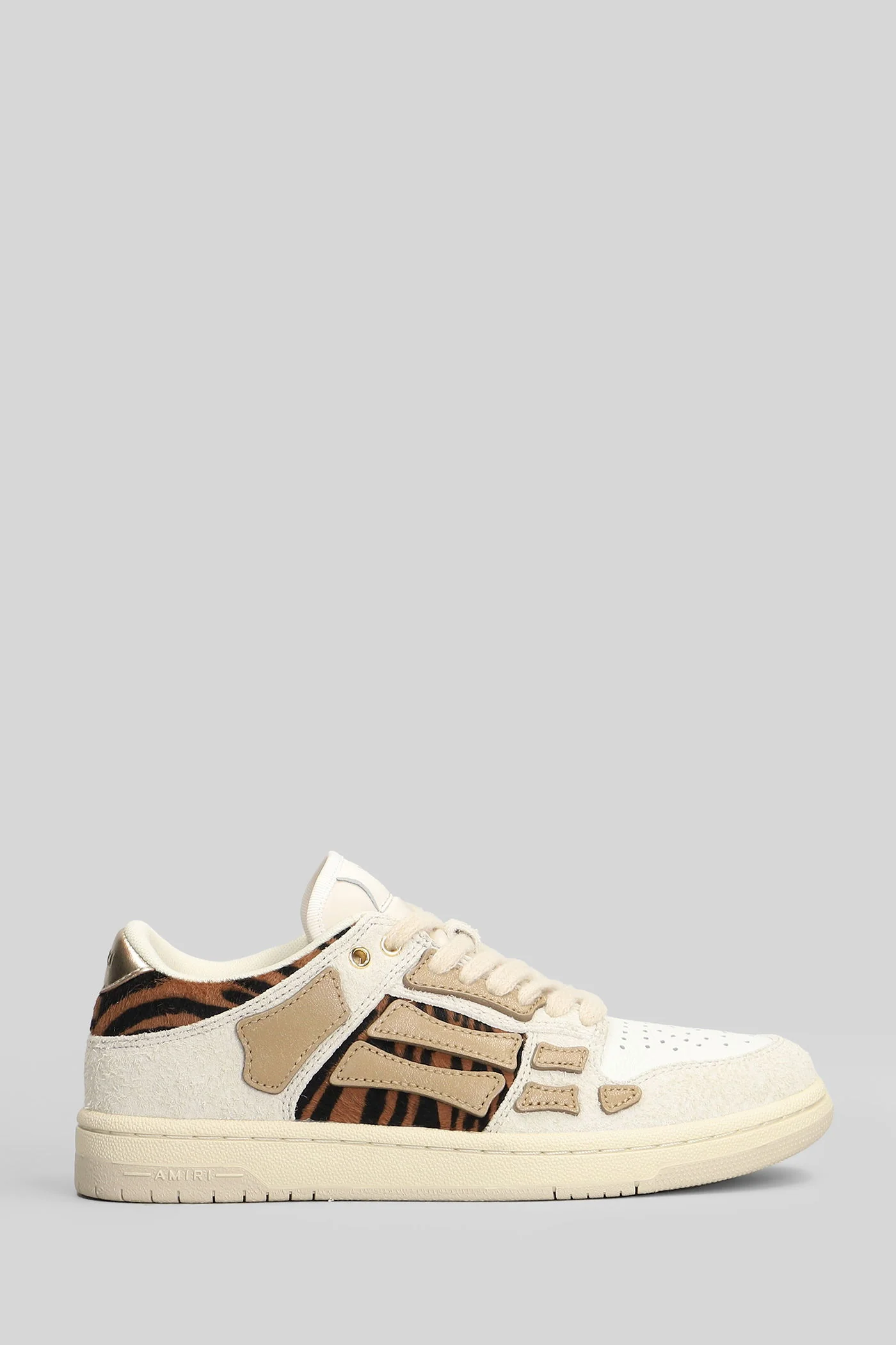 Skel top low Sneakers in white leather - Image 6