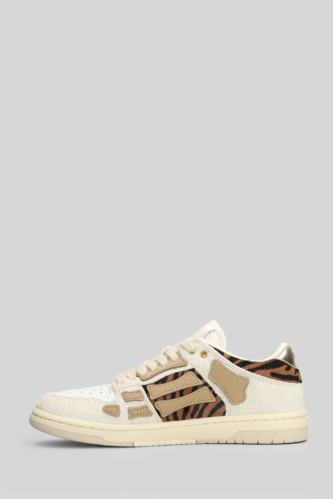 Skel top low Sneakers in white leather - Image 68