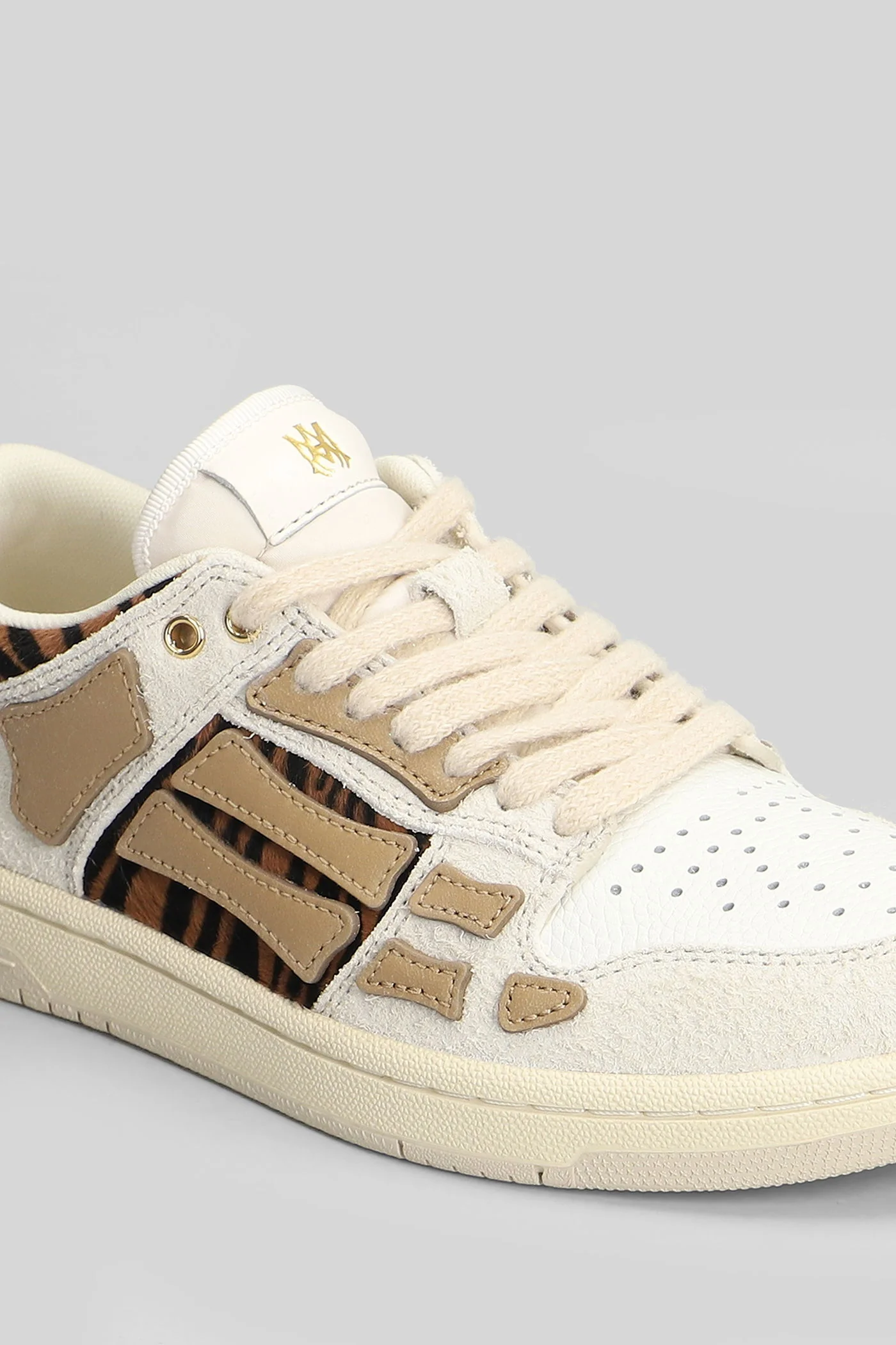 Skel top low Sneakers in white leather - Image 70
