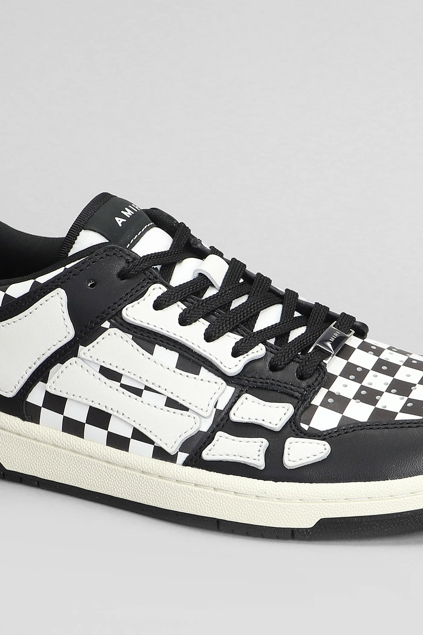 Skel top Sneakers in white leather - Image 5