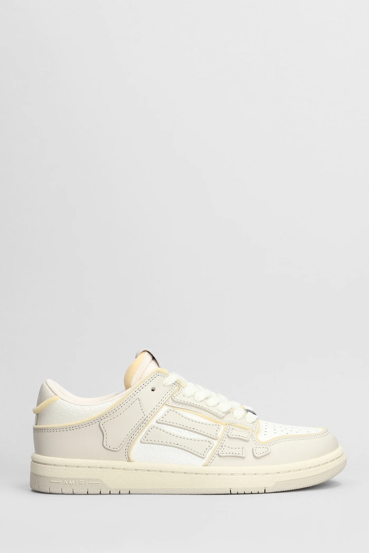 Skeltop low Sneakers in beige leather