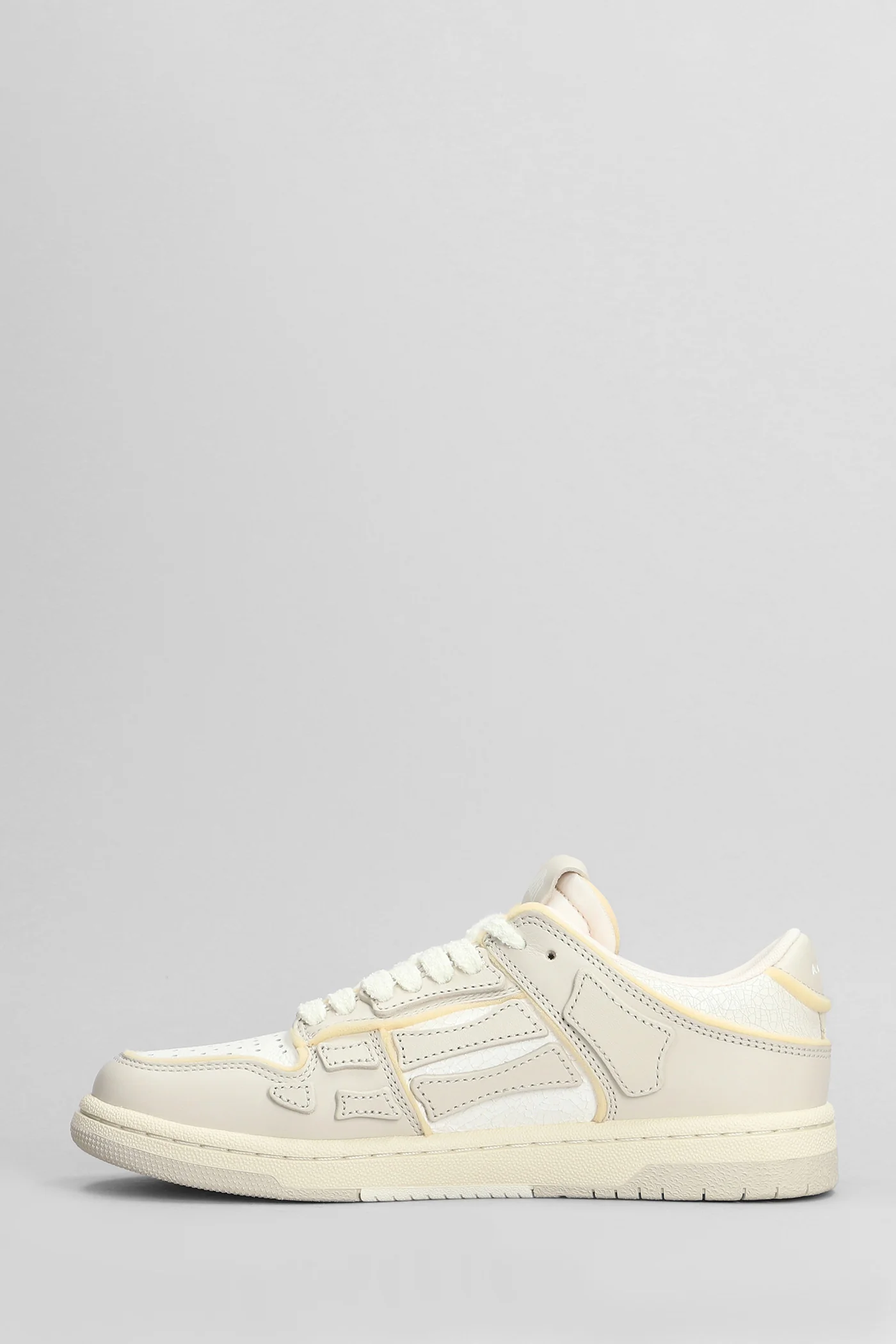Skeltop low Sneakers in beige leather - Image 3