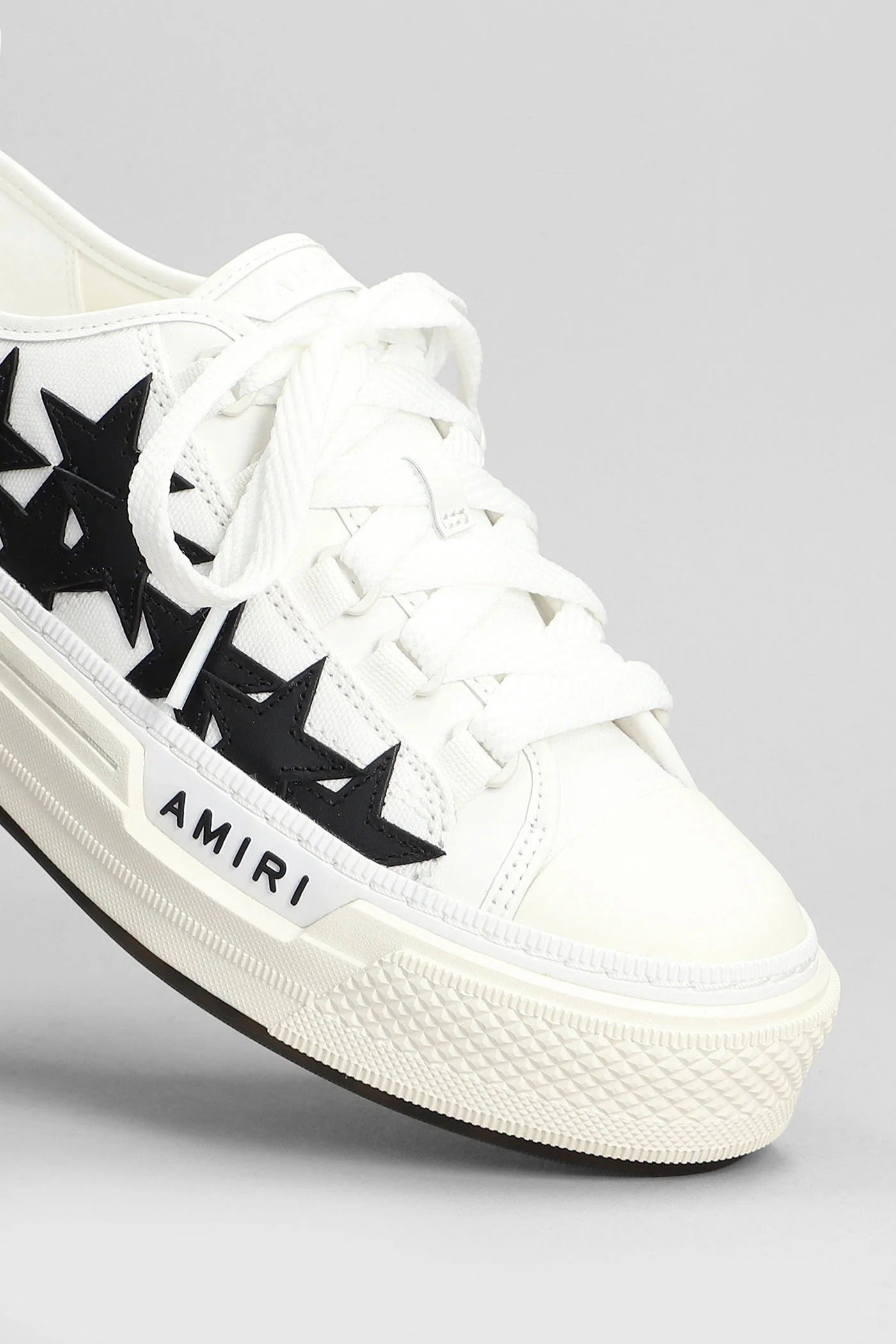 Stars court low Sneakers in black cotton - Image 5