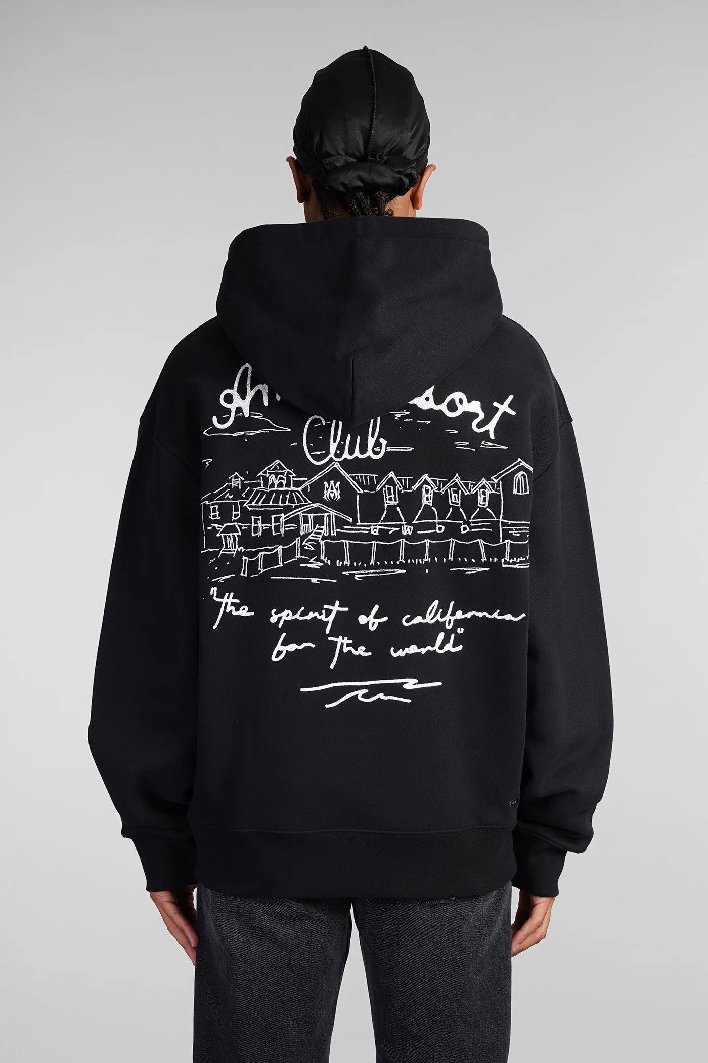 Sweatshirt in black cotton - Image 3