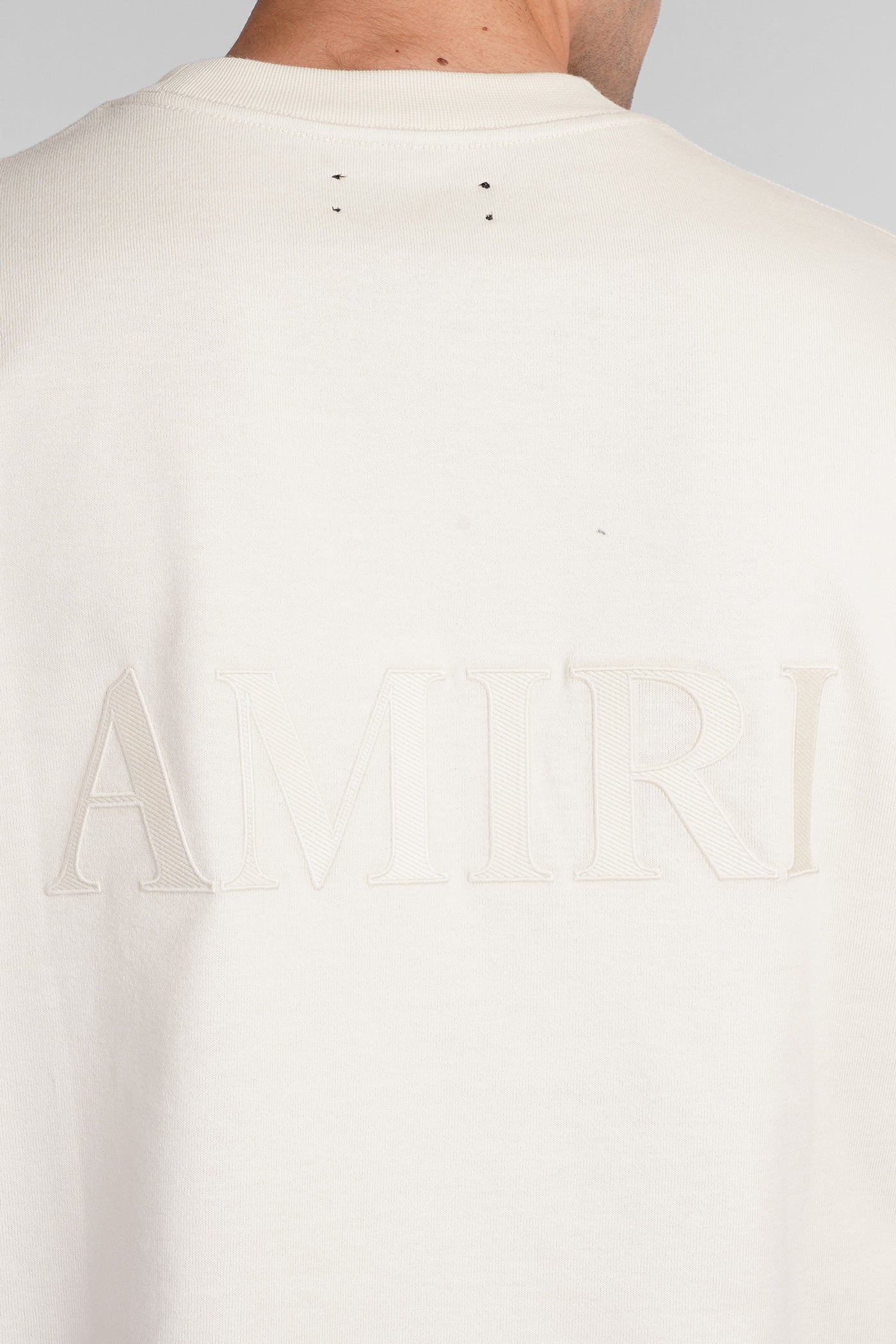 T-Shirt in beige cotton - Image 5