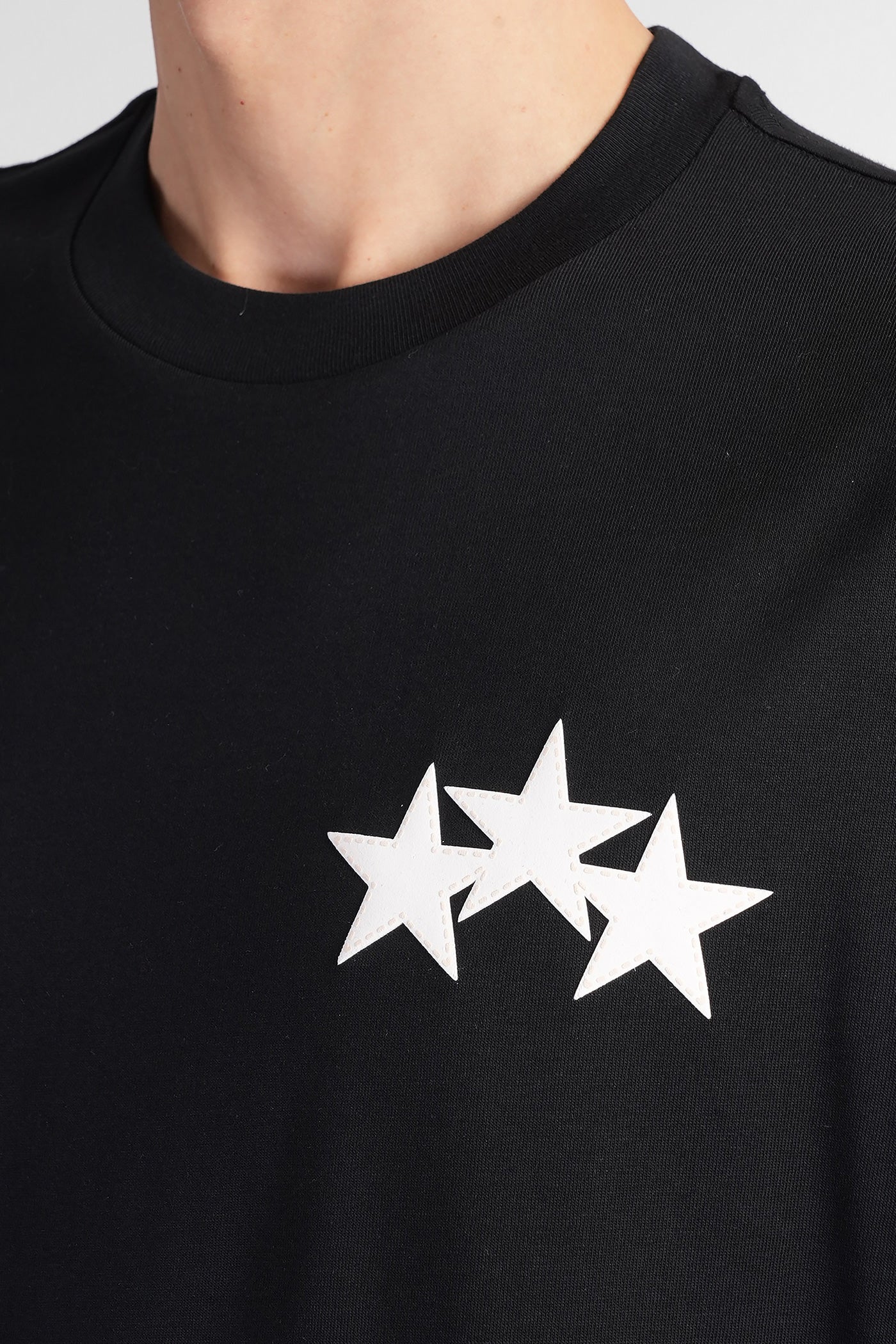 T-Shirt in black cotton - Image 5