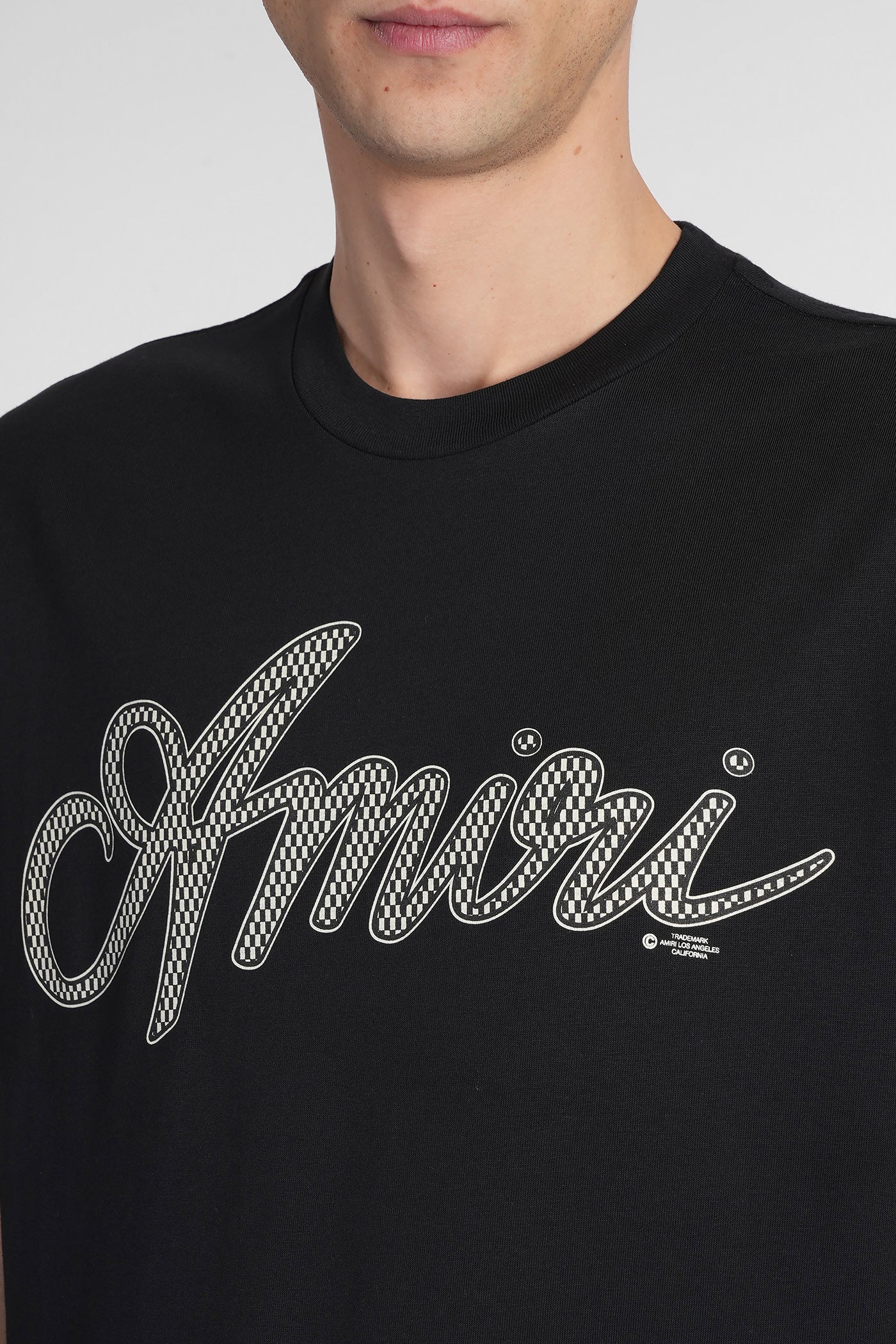 T-Shirt in black cotton - Image 5