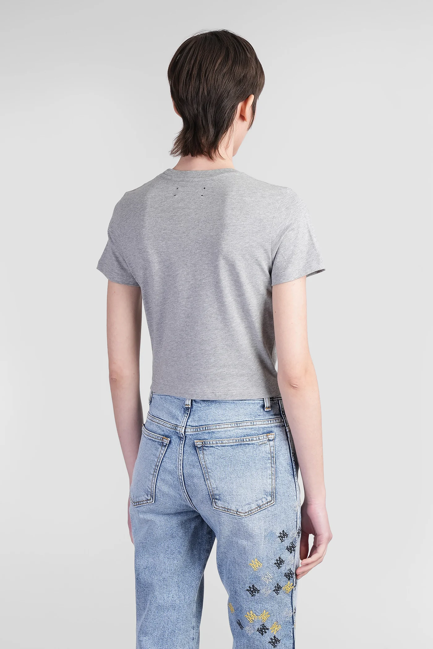 T-Shirt in grey cotton - Image 3