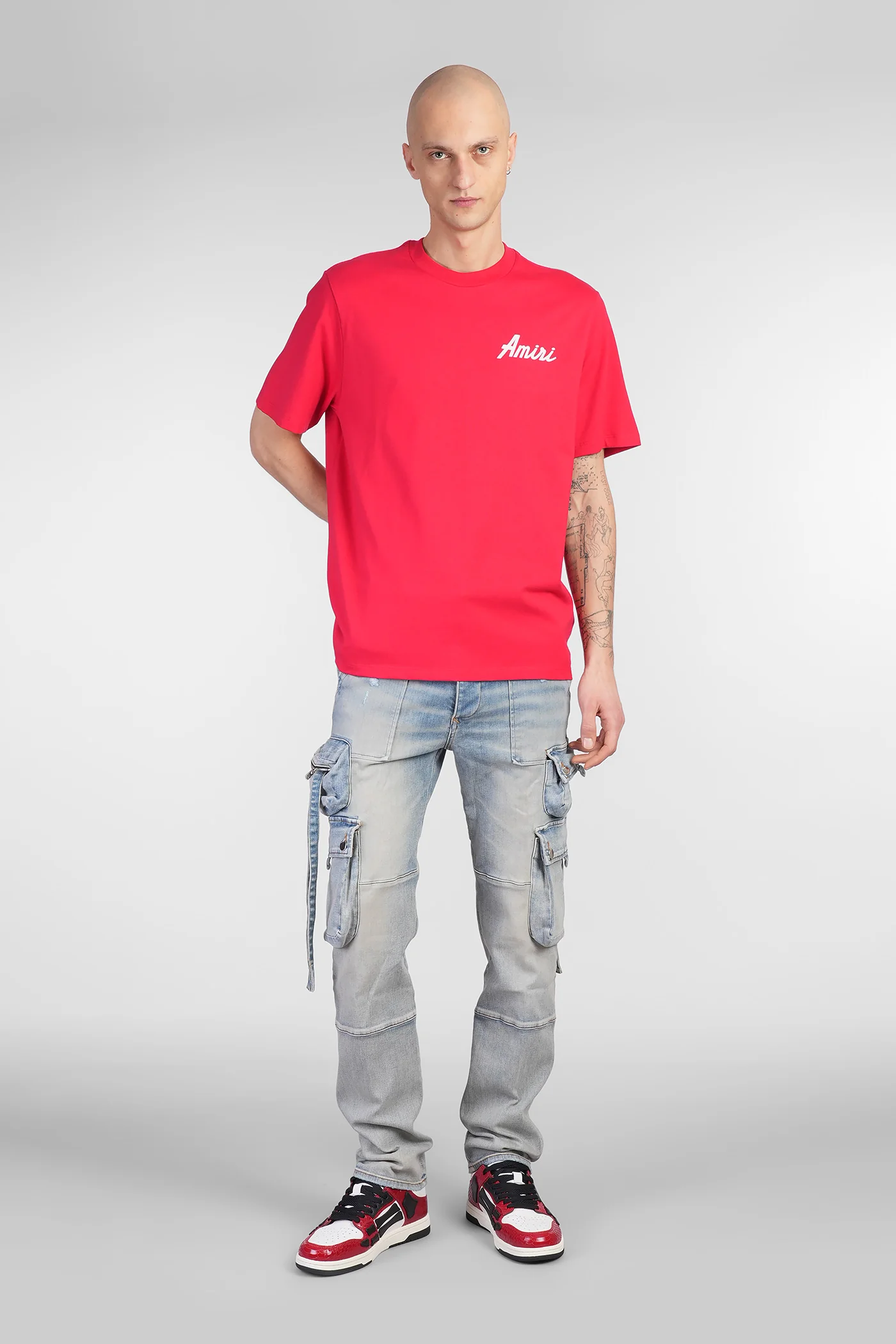 T-Shirt in red cotton - Image 2