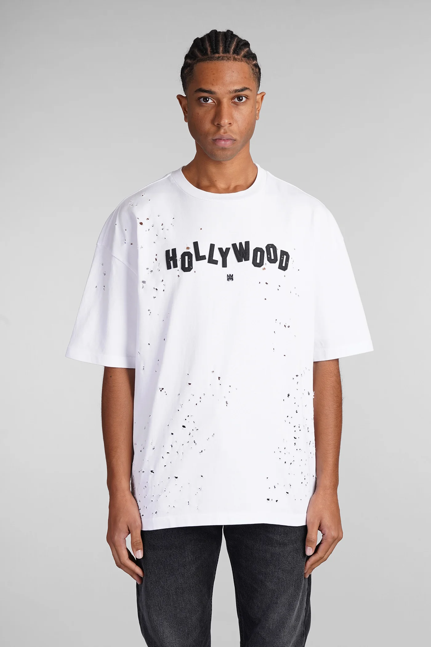 T-Shirt in white cotton