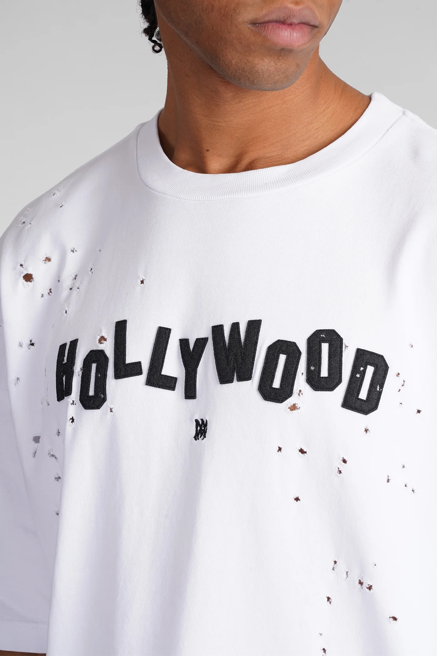 T-Shirt in white cotton - Image 5