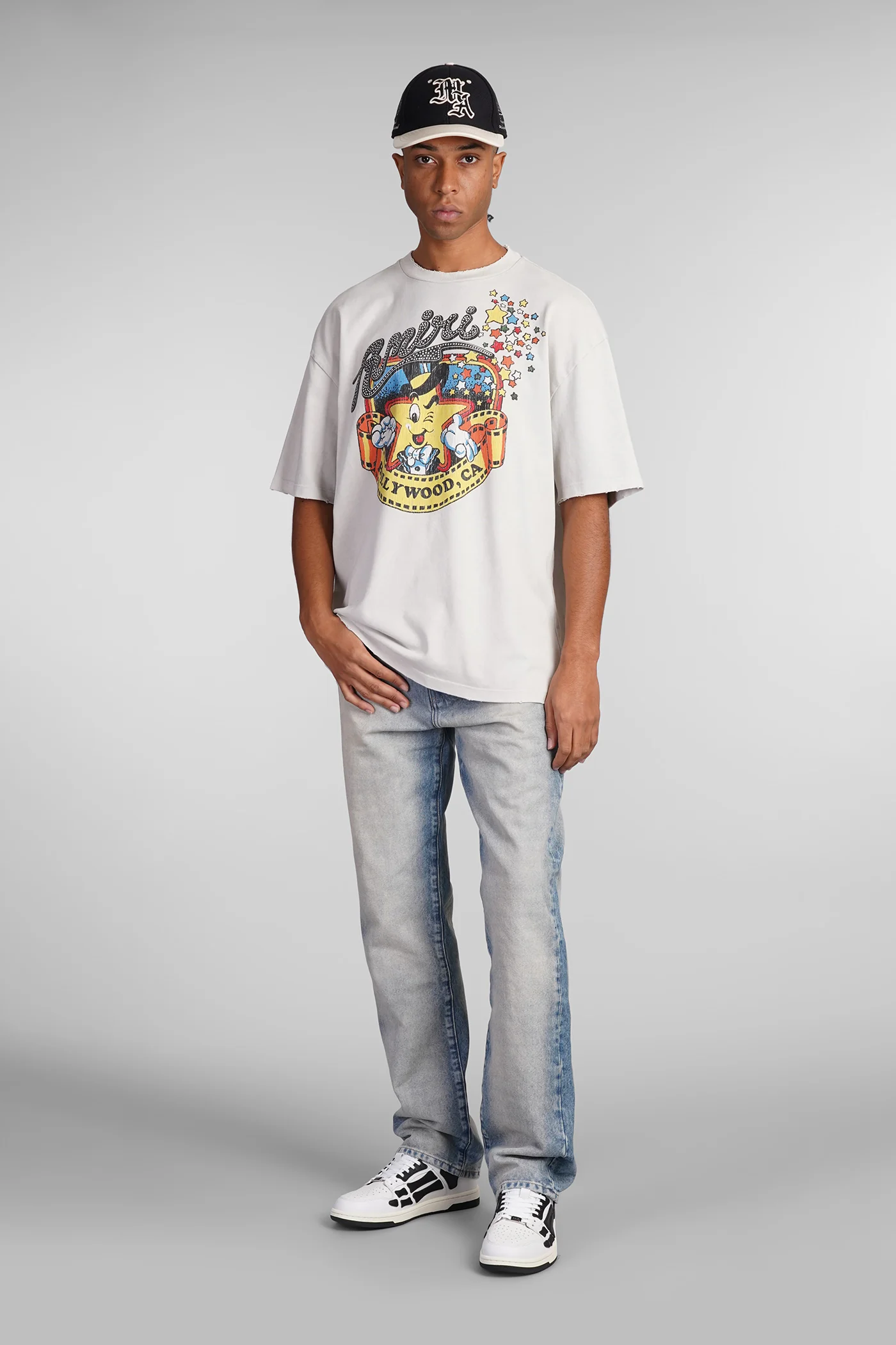 T-Shirt in white cotton - Image 2