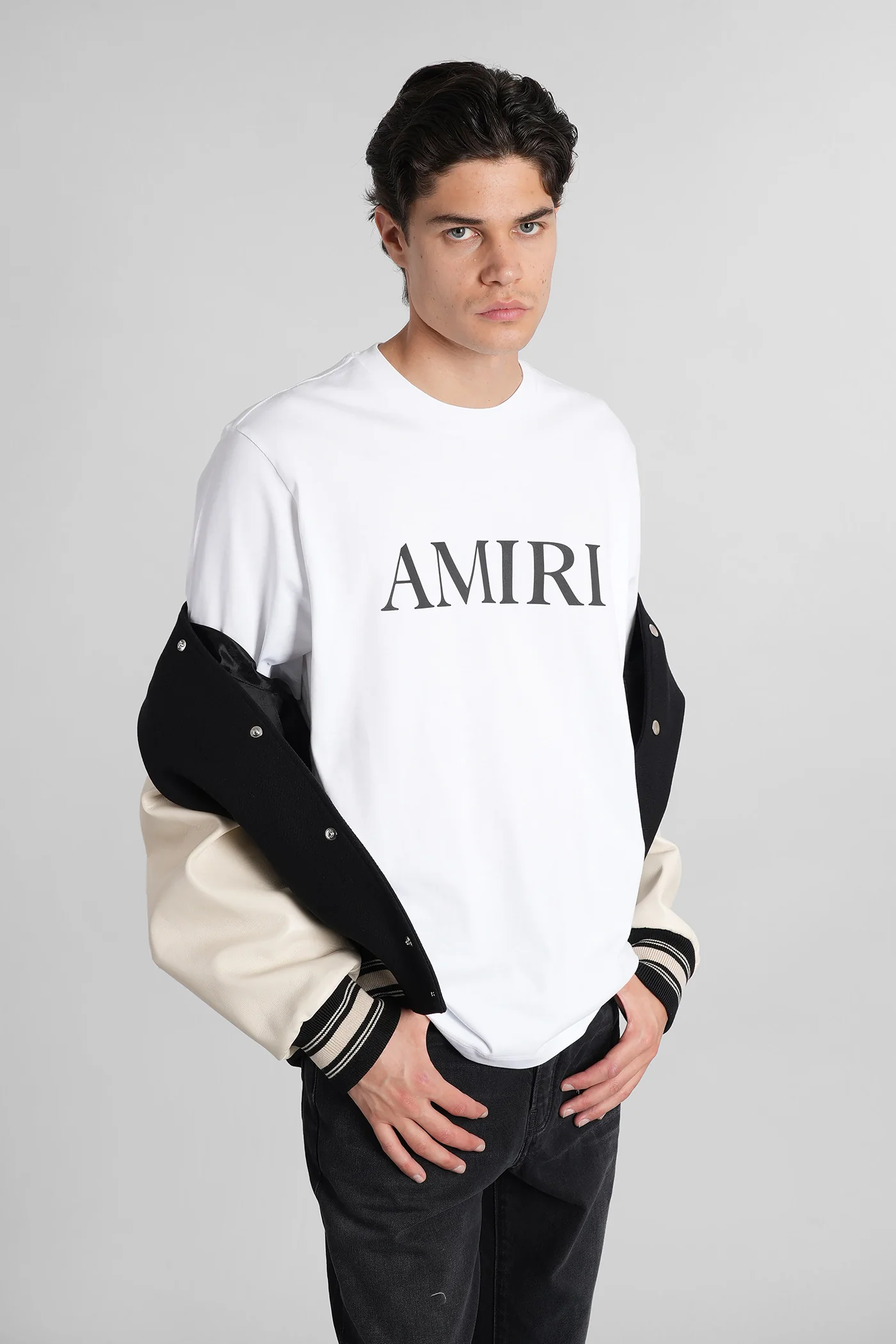 T-Shirt in white cotton - Image 2