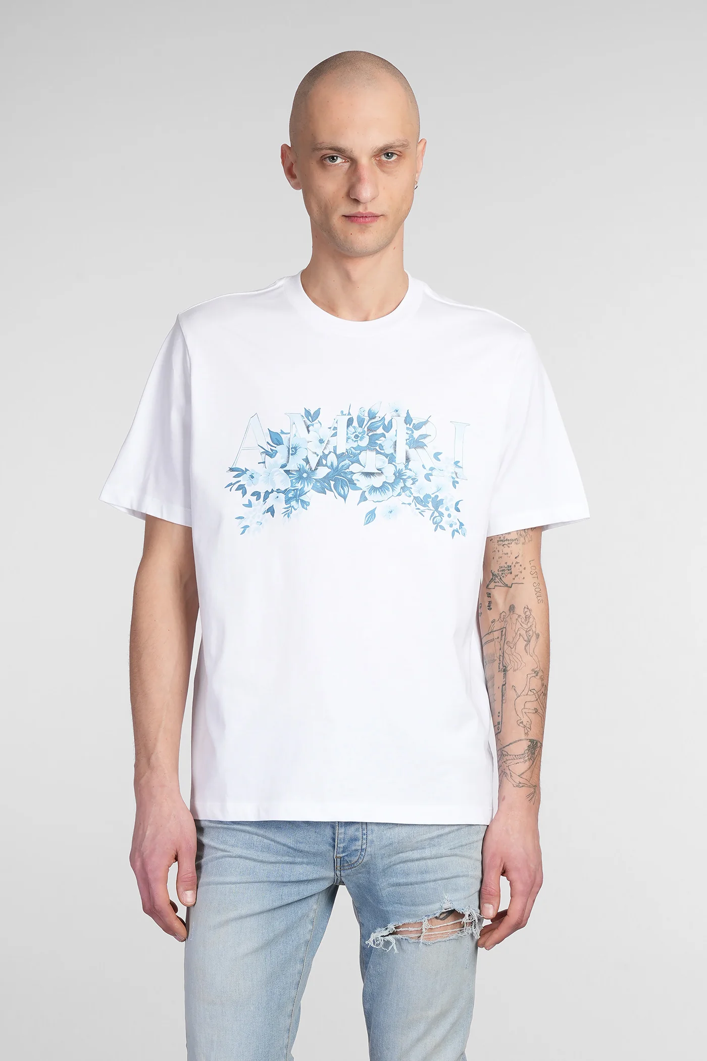 T-Shirt in white cotton