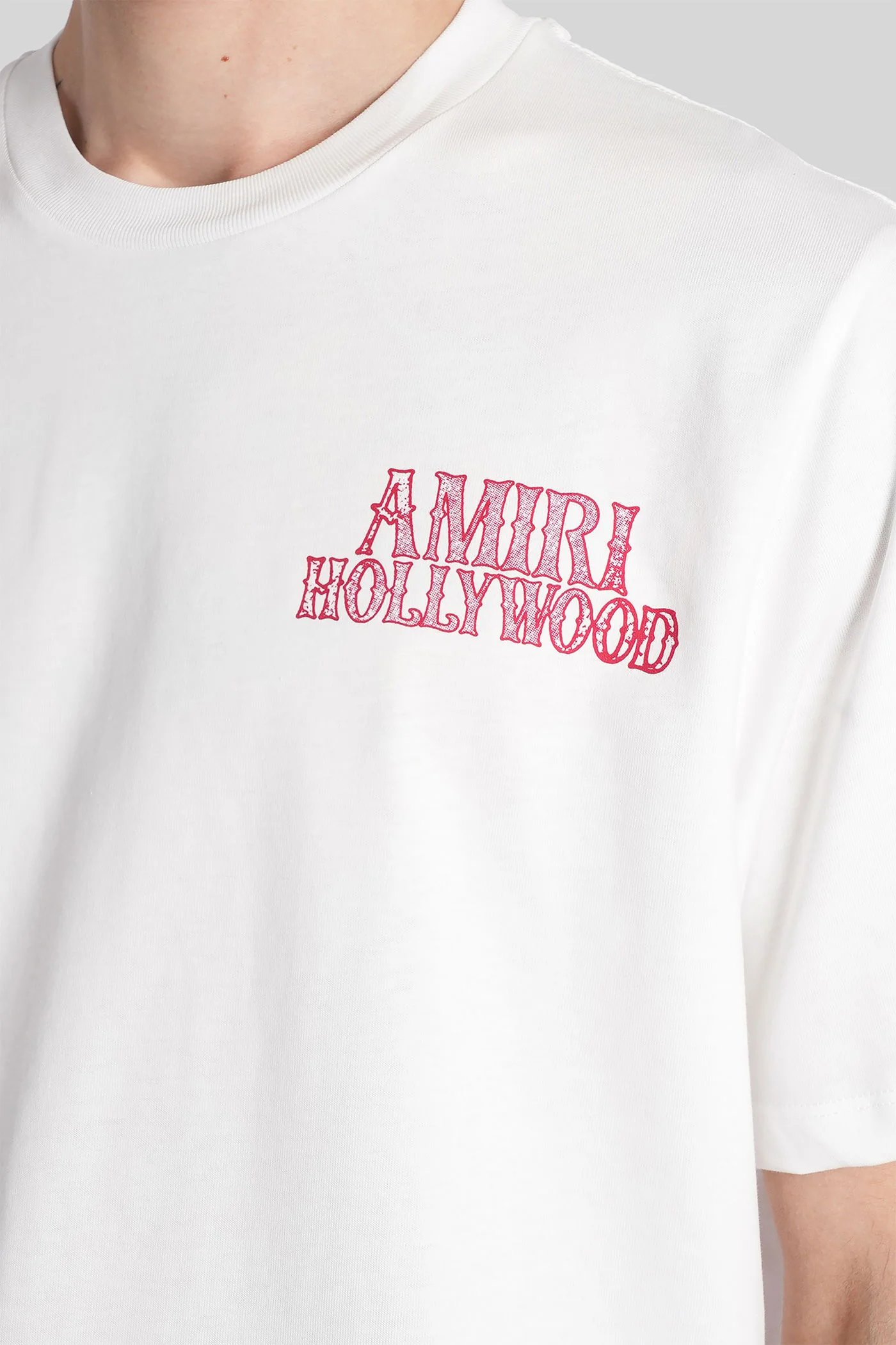 T-Shirt in white cotton - Image 5