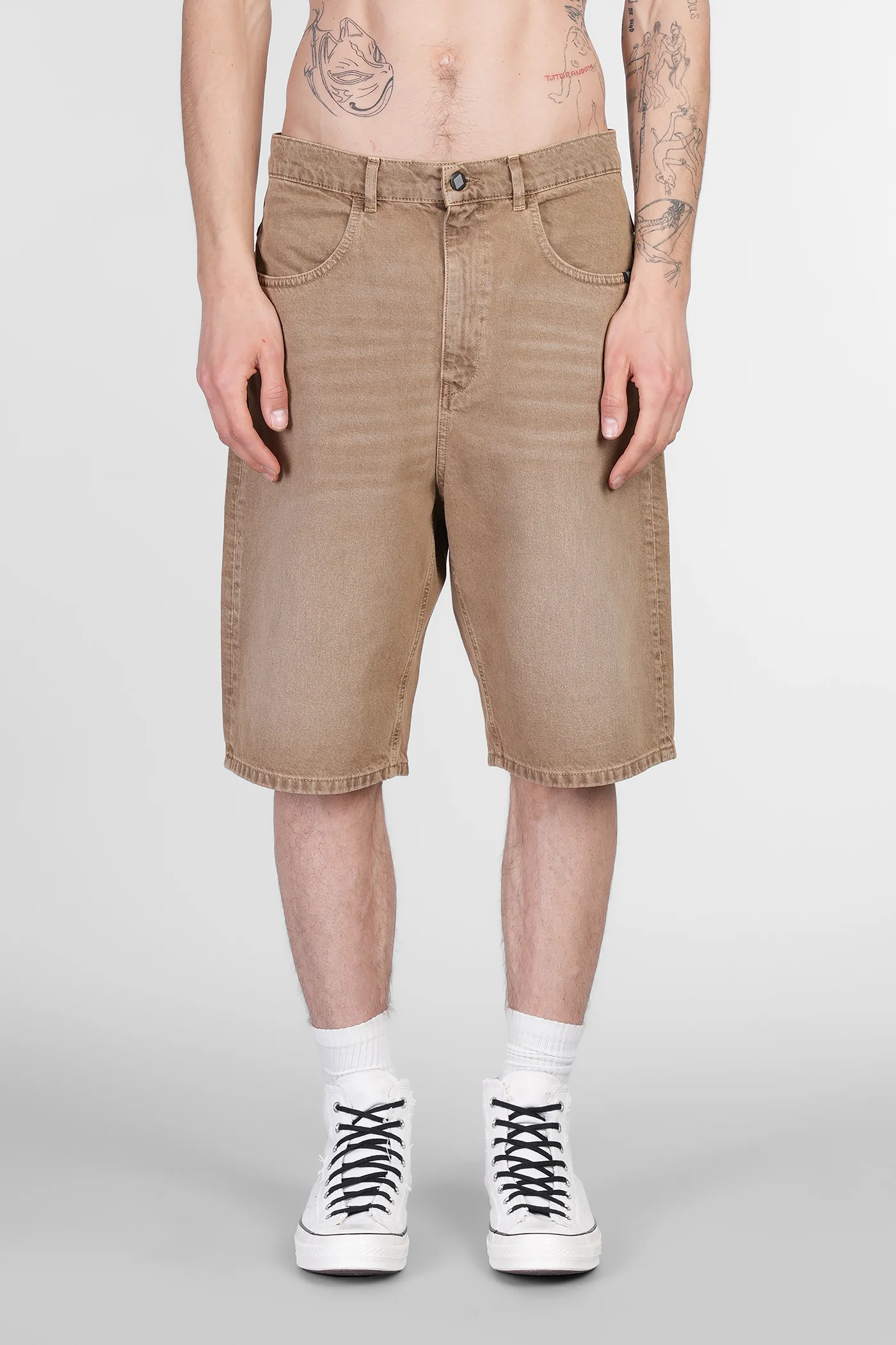 Tommy Shorts in brown denim