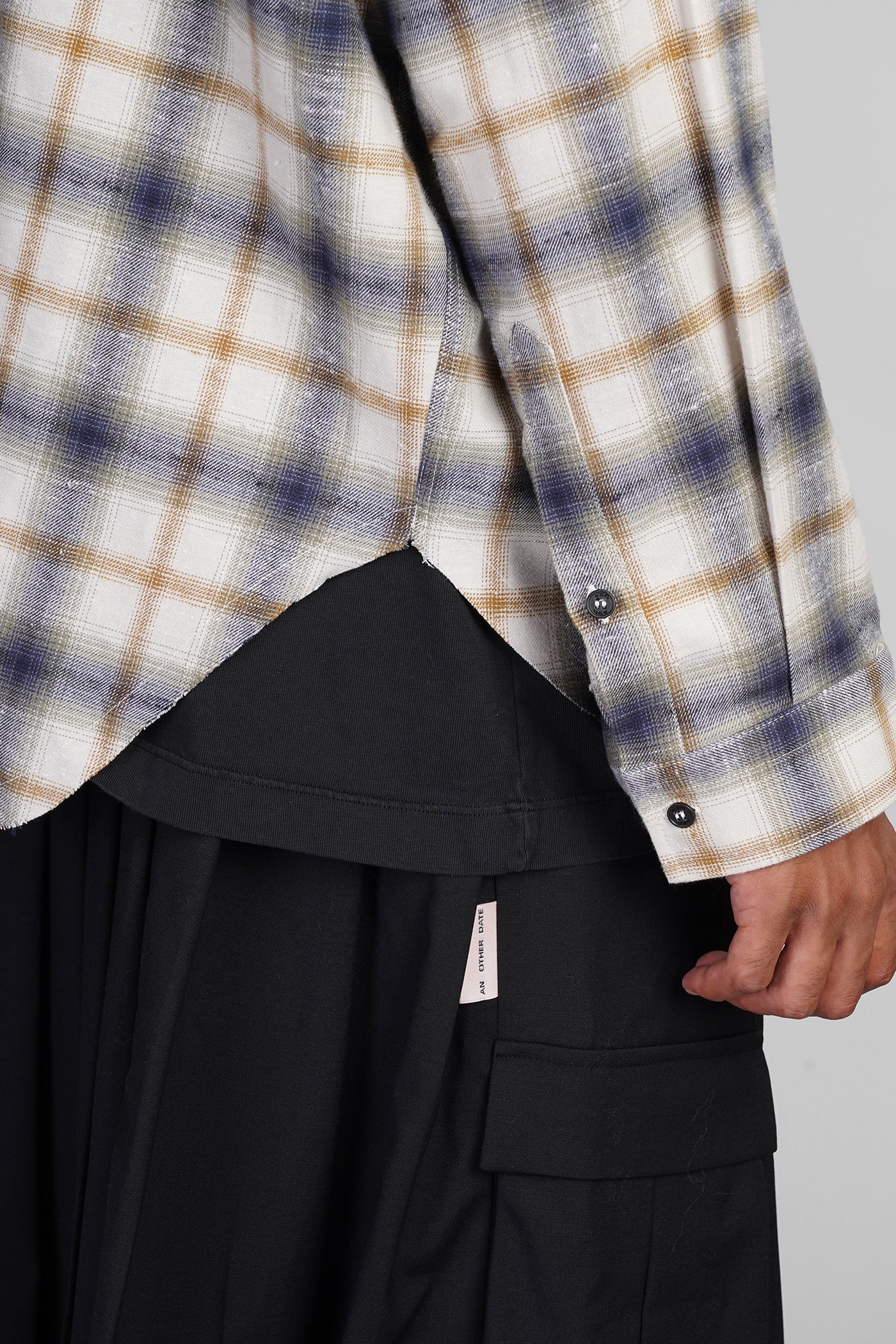 Shirt in grey cotton - Image 5