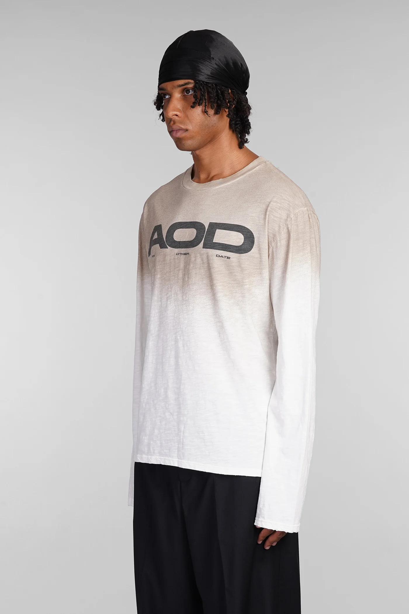 T-Shirt in beige cotton - Image 4