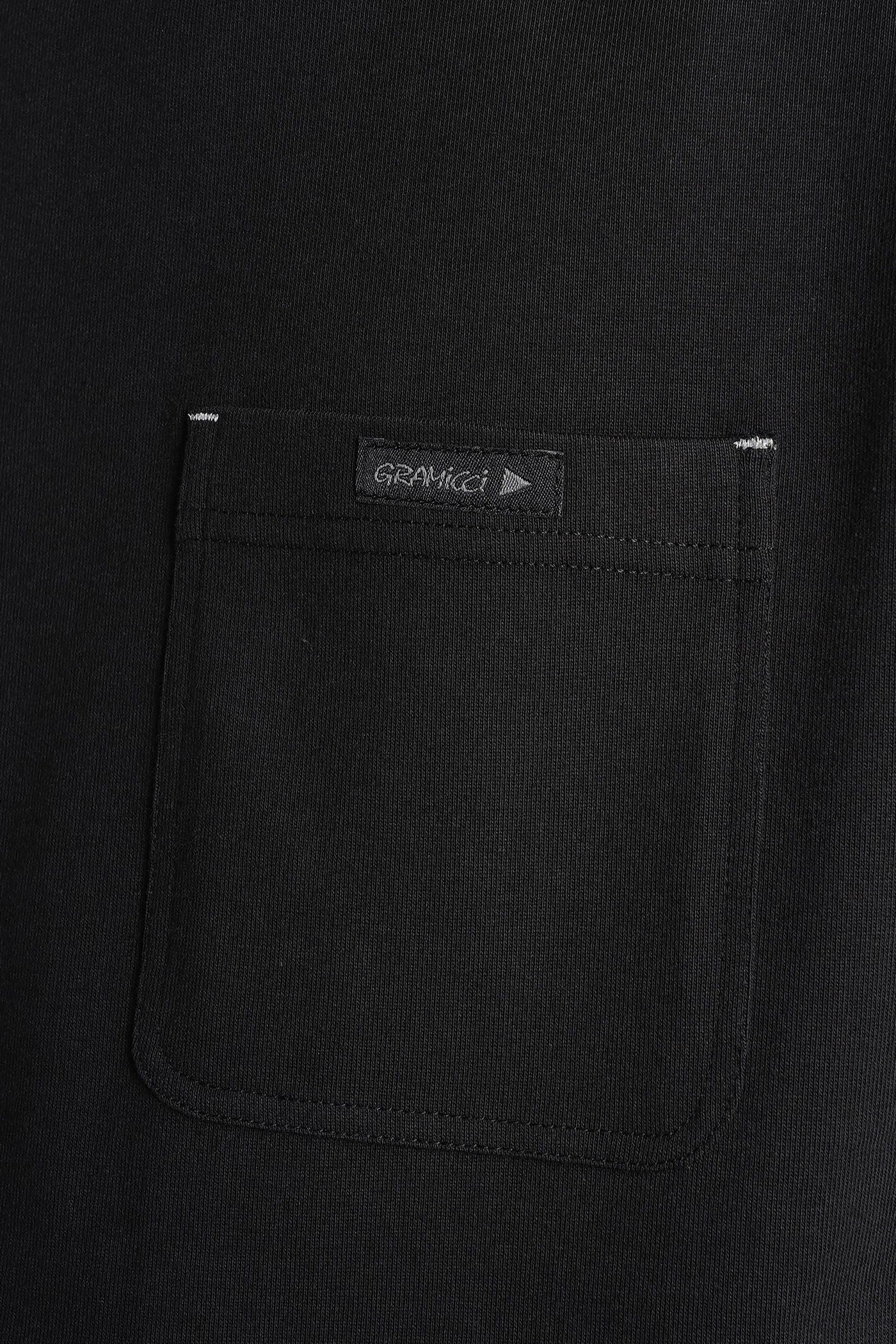 T-Shirt in black cotton - Image 5