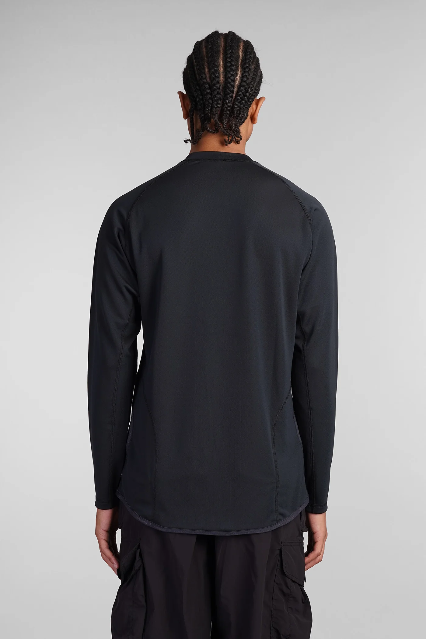T-Shirt in black polyester - Image 3