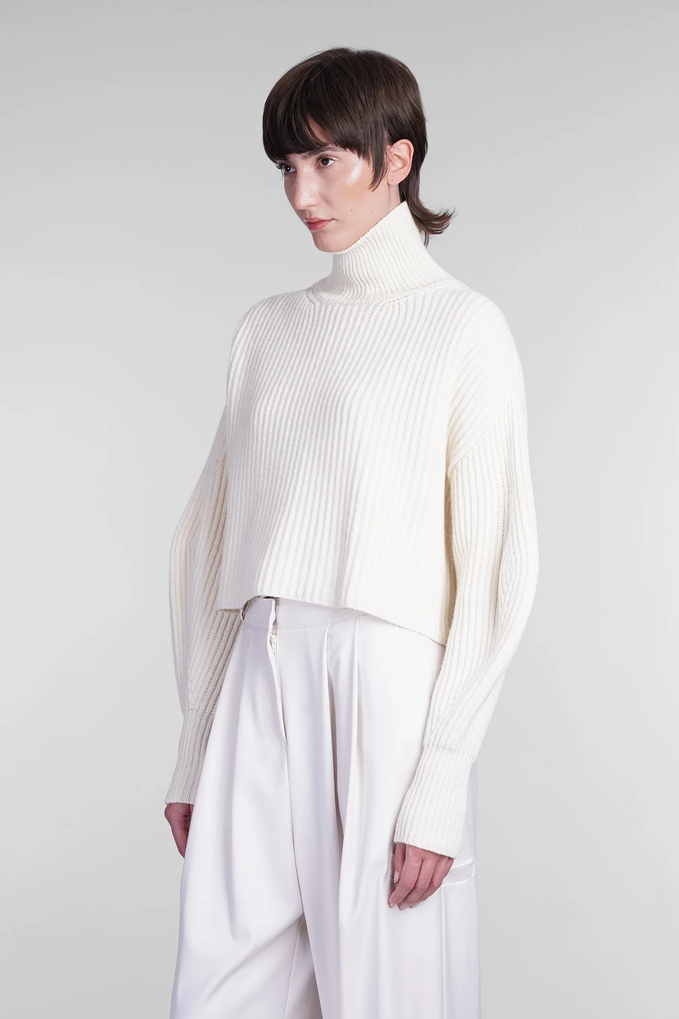 Knitwear in beige wool - Image 9