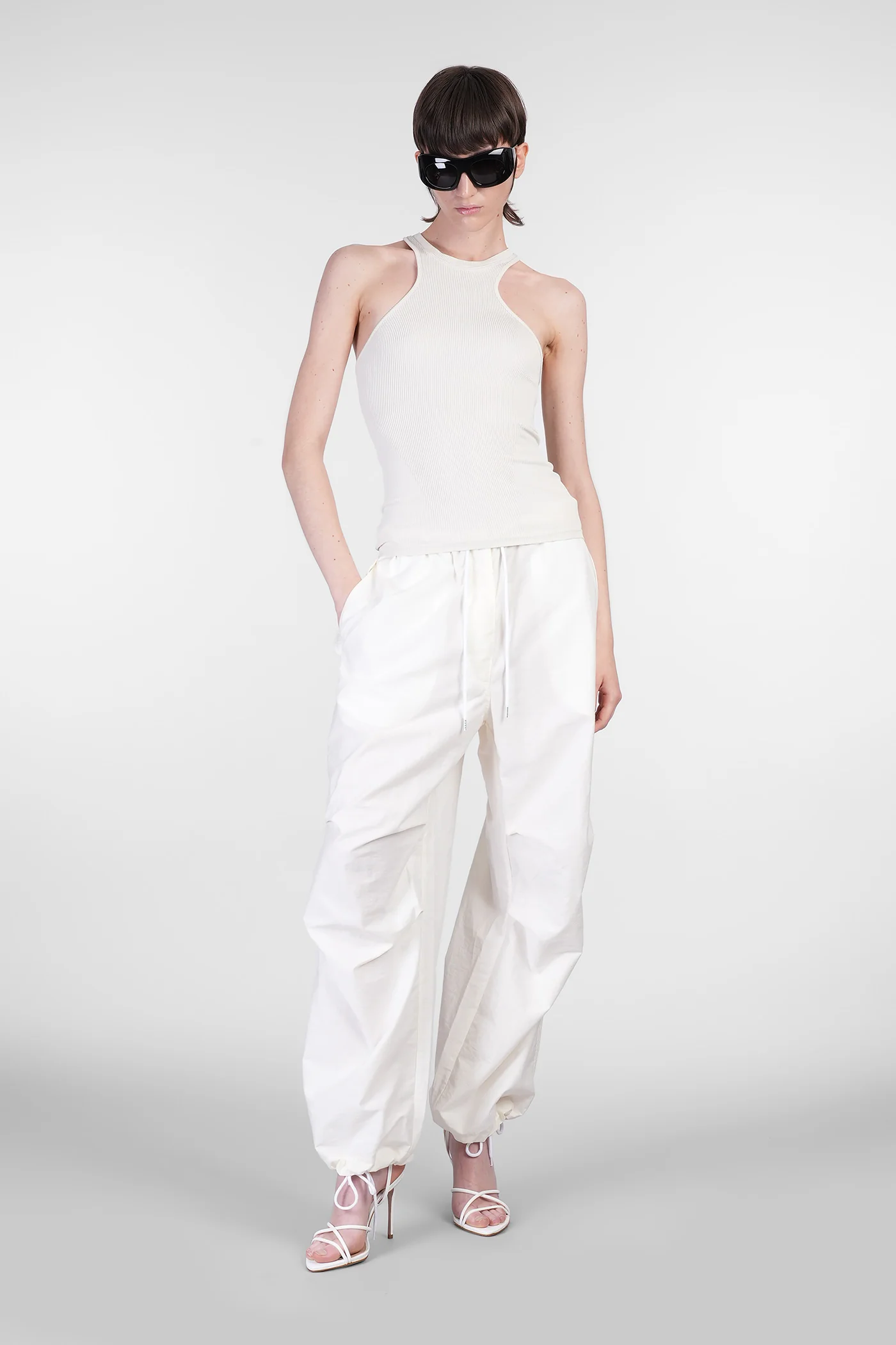 tank Top in beige polyamide - Image 2
