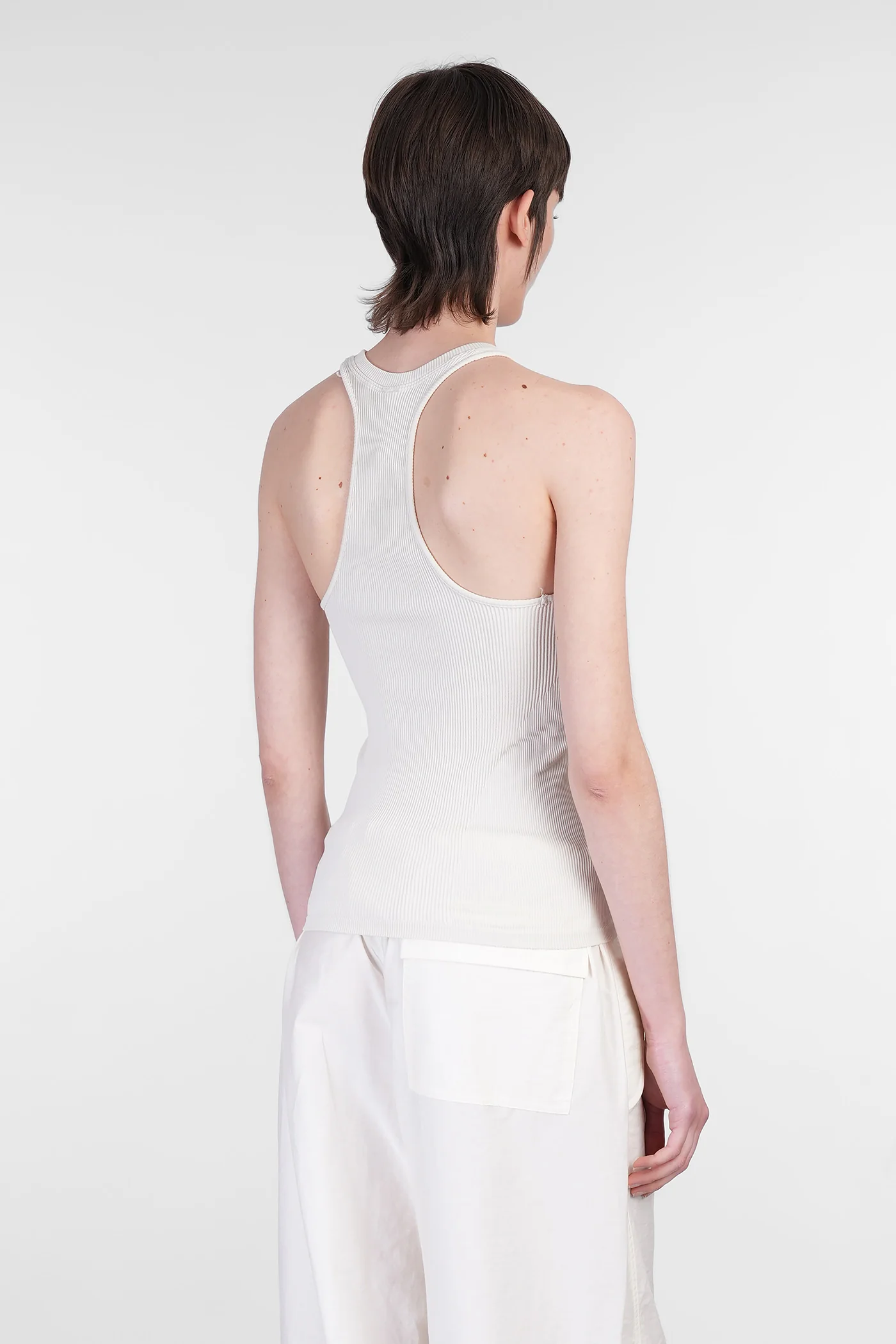 tank Top in beige polyamide - Image 3