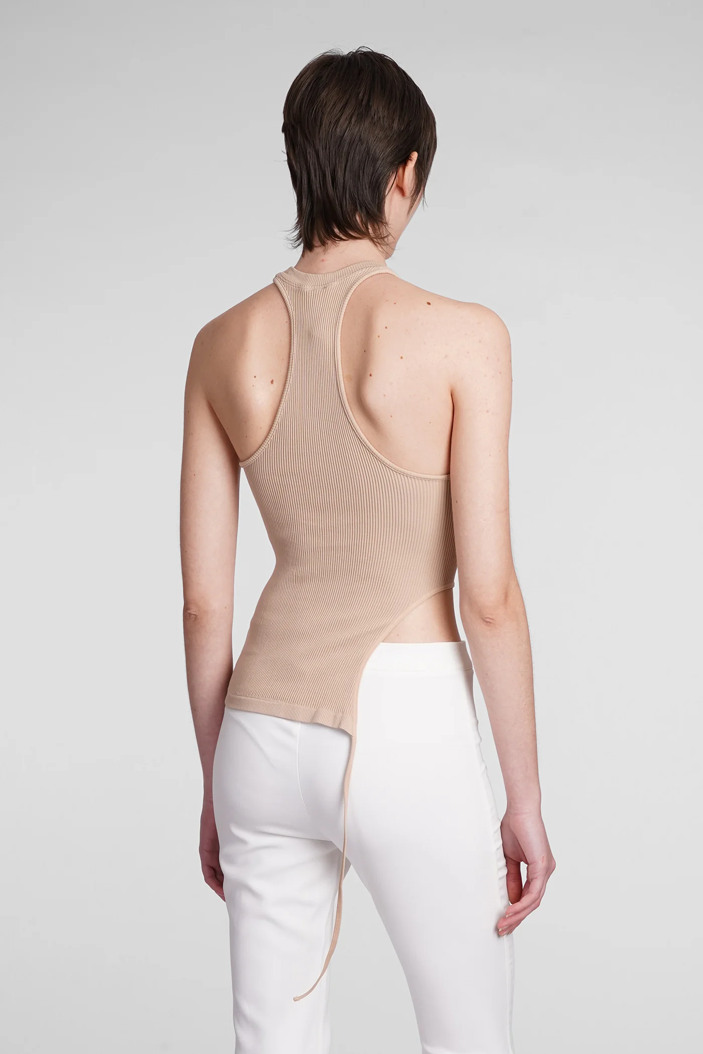 Topwear in beige polyamide - Image 3