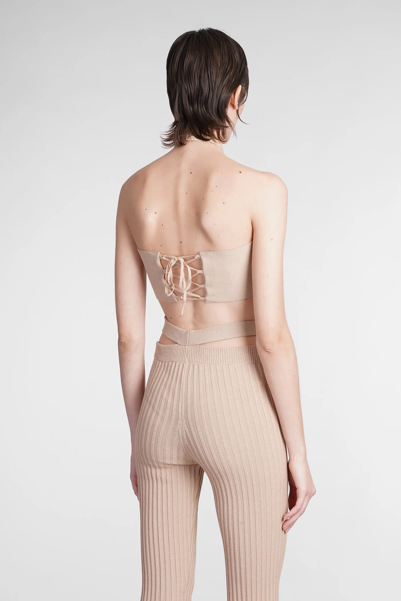 Topwear in beige viscose - Image 3