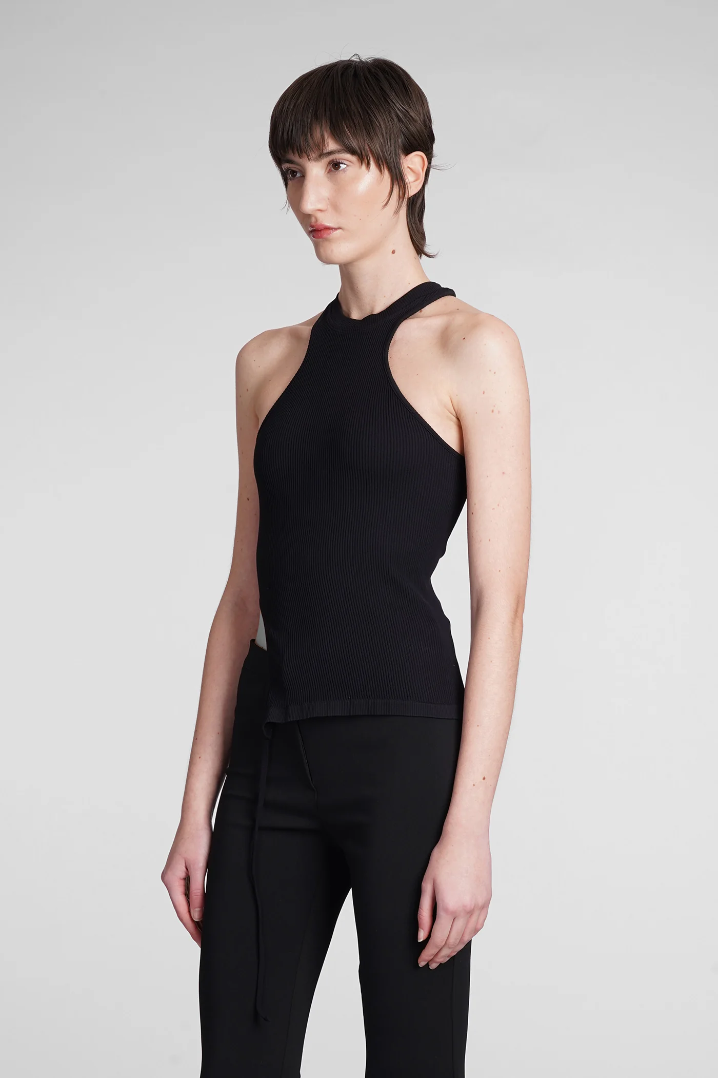 Topwear in black polyamide - Image 4