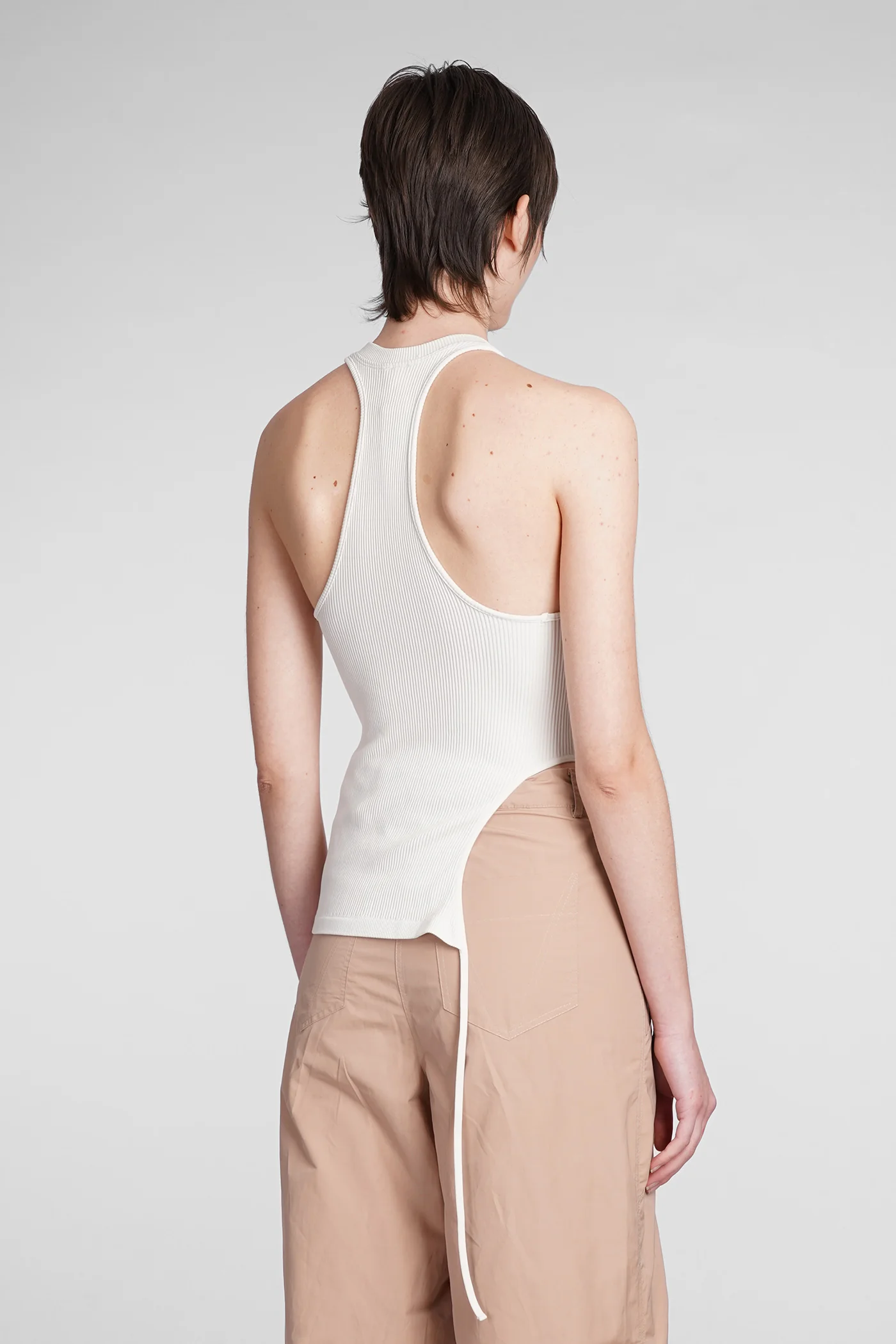 Topwear in white polyamide - Image 3