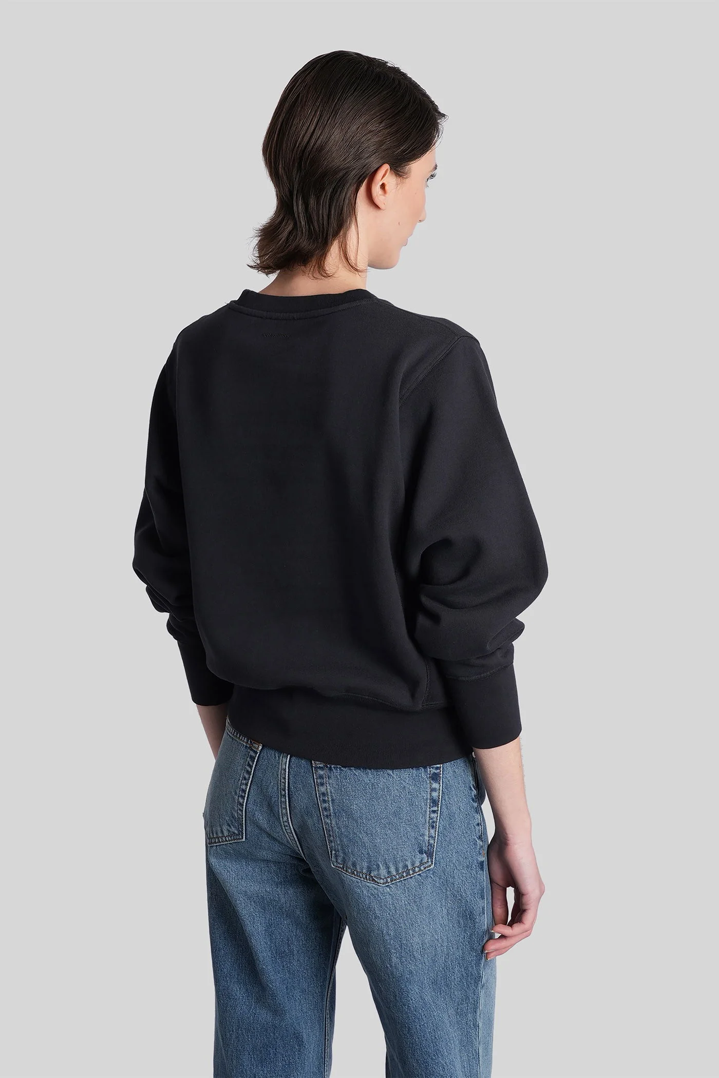Harry Sweatshirt in black cotton - Image 3