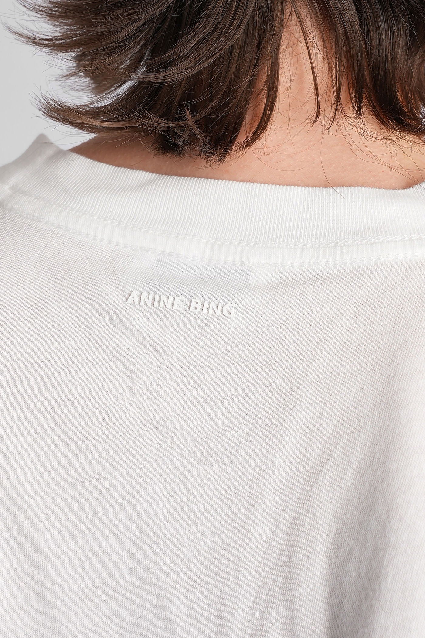 Walker T-Shirt in white cotton - Image 5