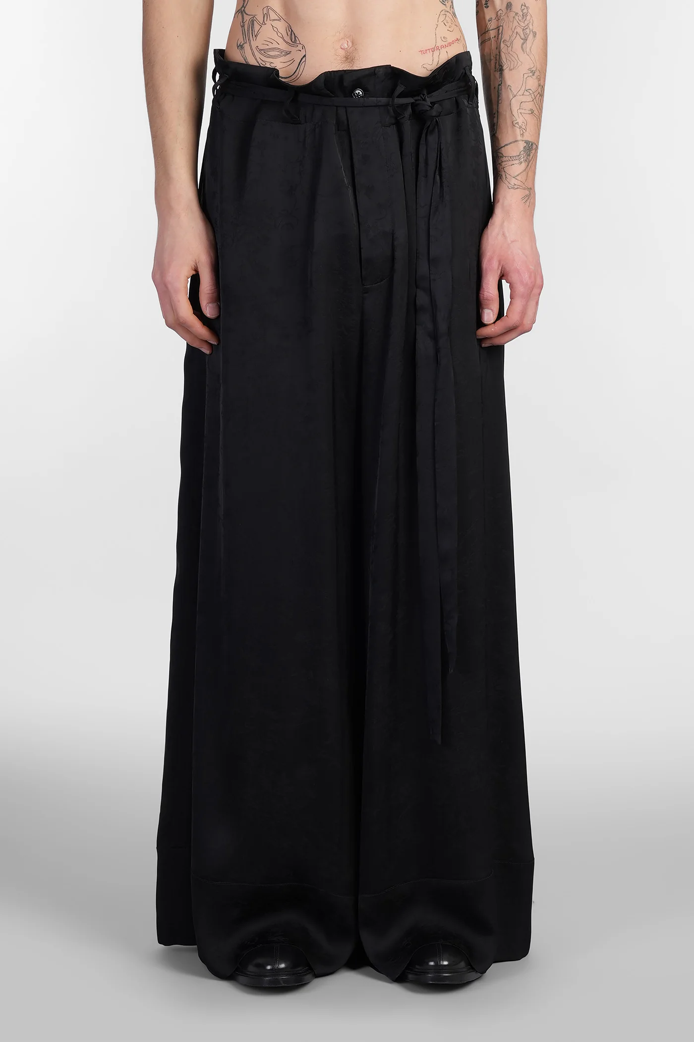 Bruse Pants in black viscose