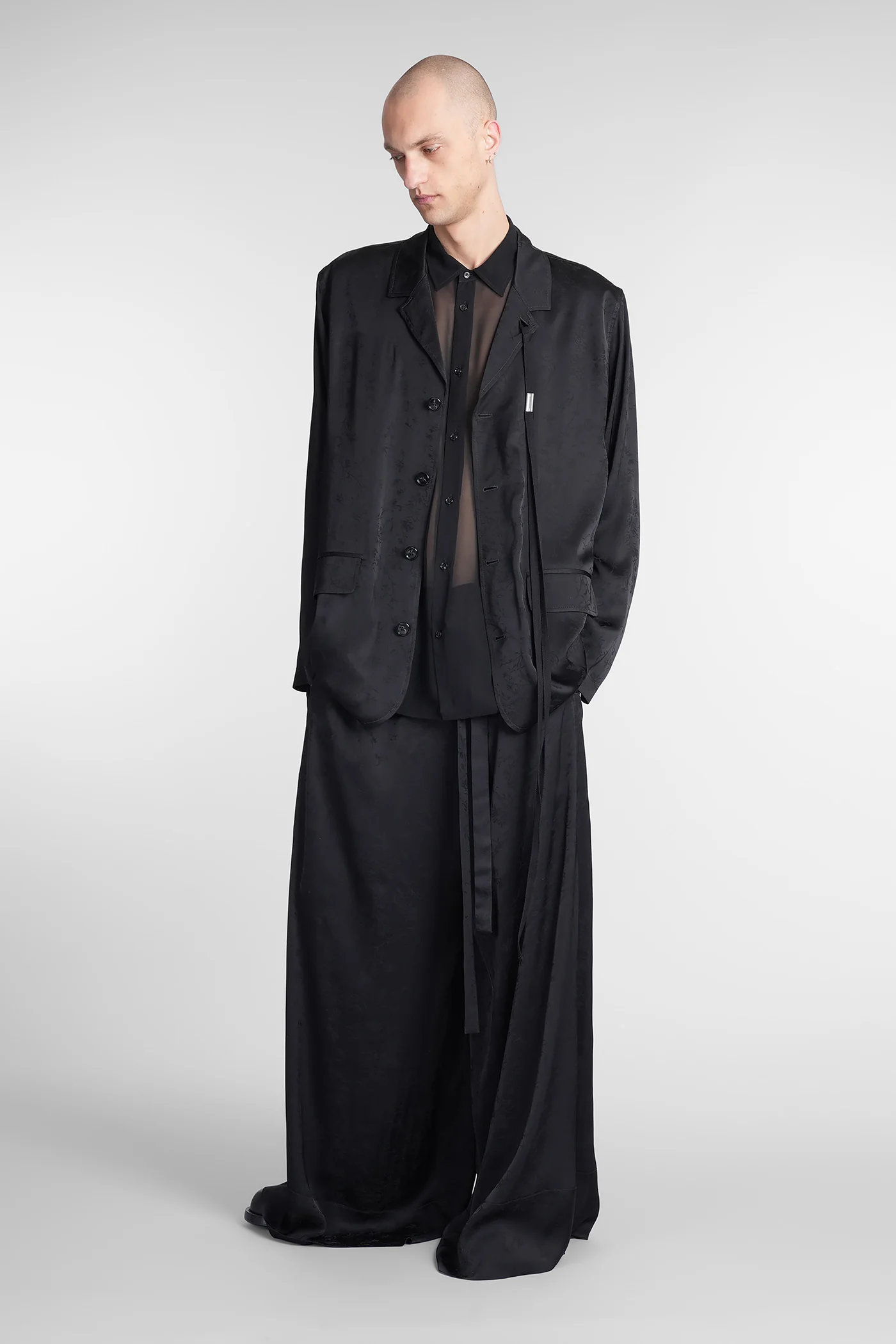 Nilas Blazer in black viscose - Image 2
