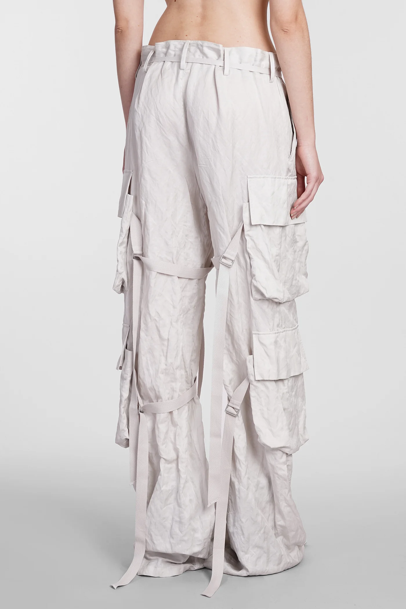 Pants in grey cotton - Image 3