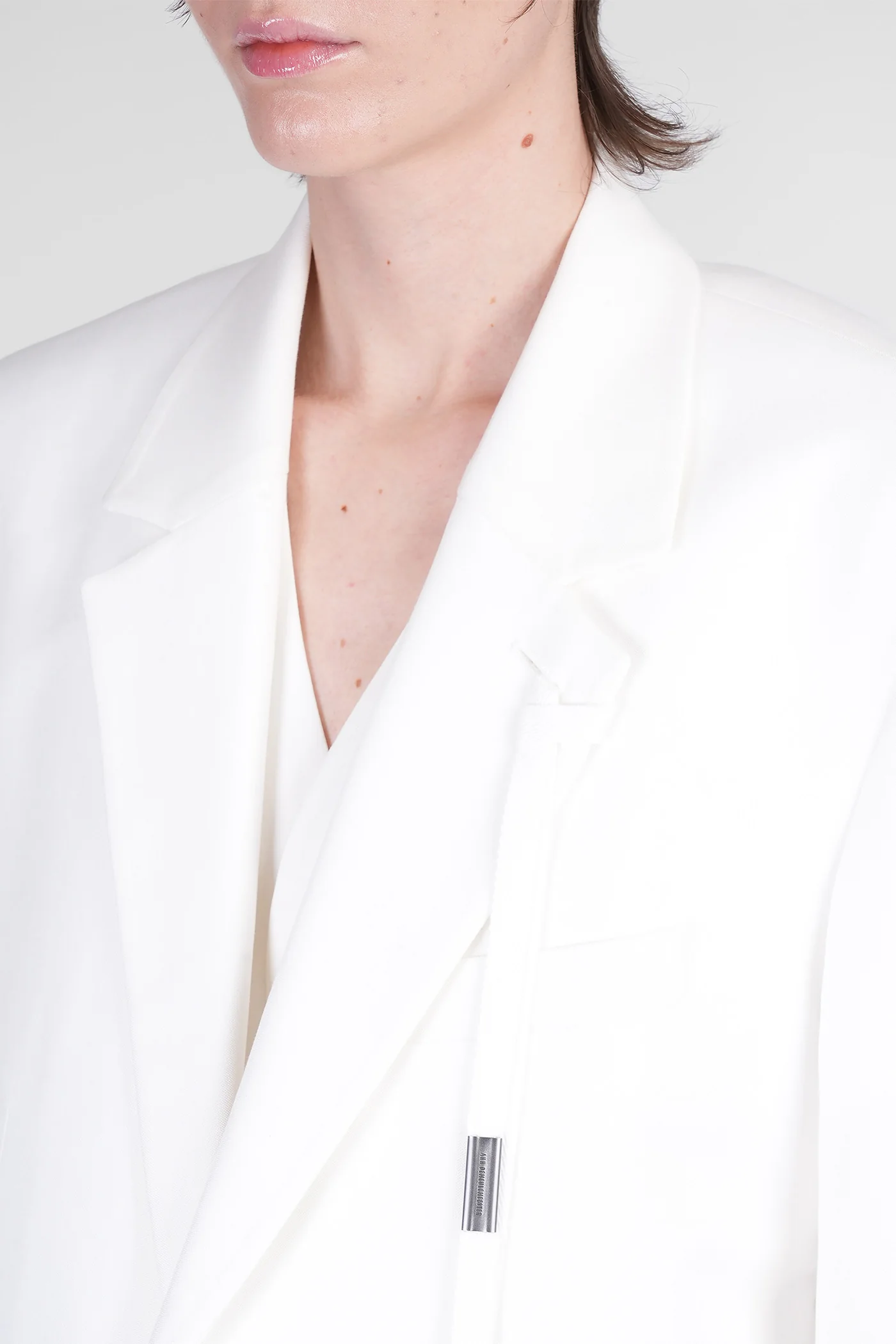Susa Blazer in white viscose - Image 5