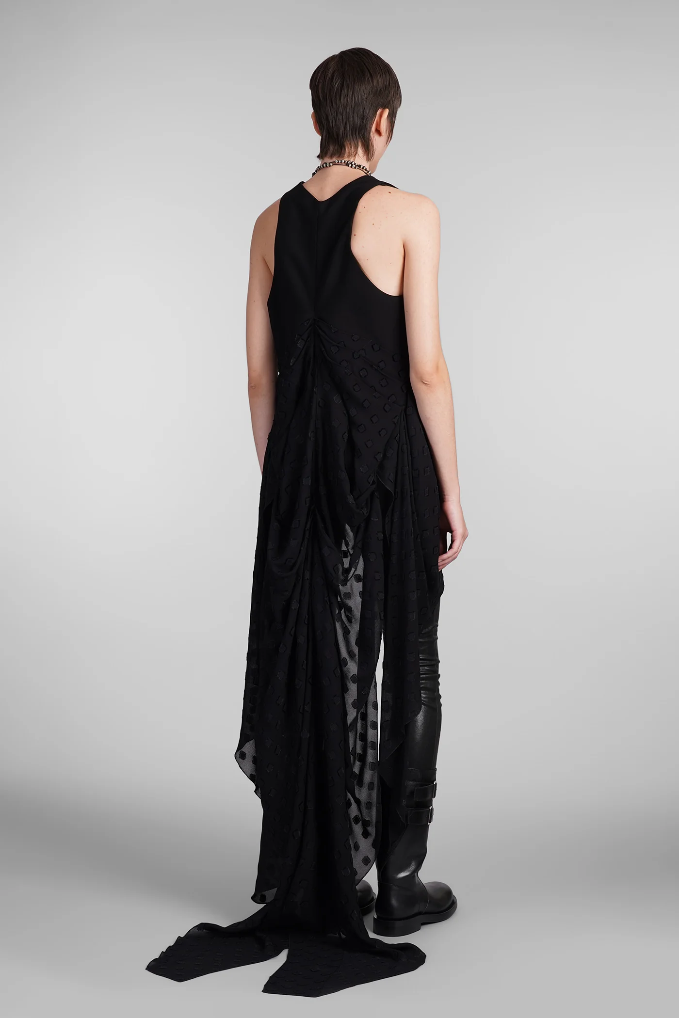 Thyra Vest in black viscose - Image 3