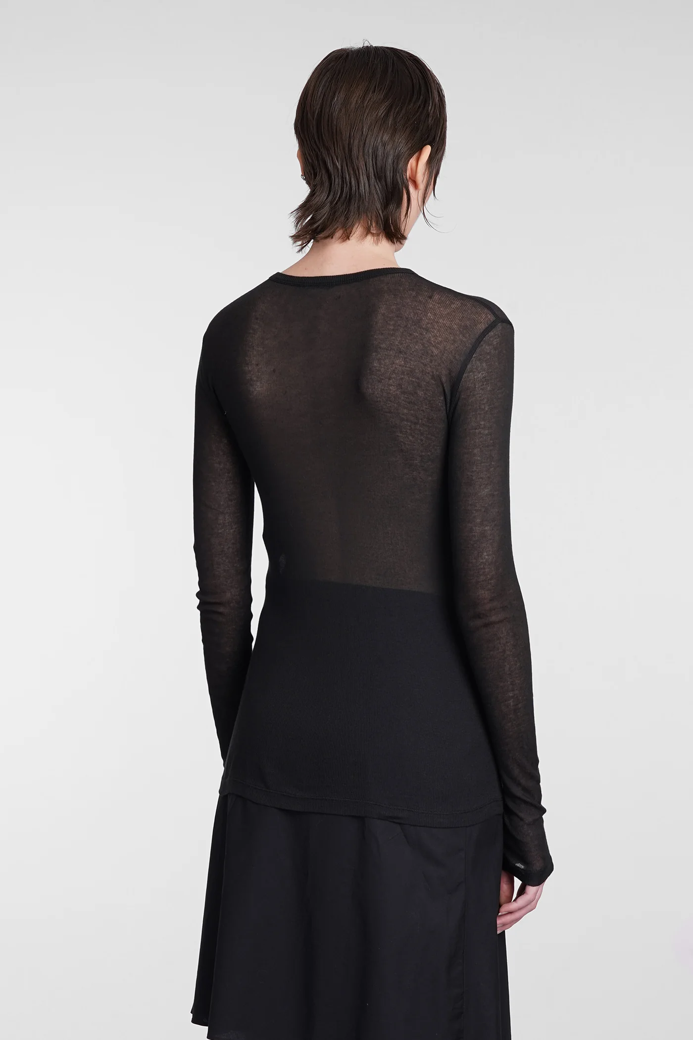 Topwear in black cotton - Image 3