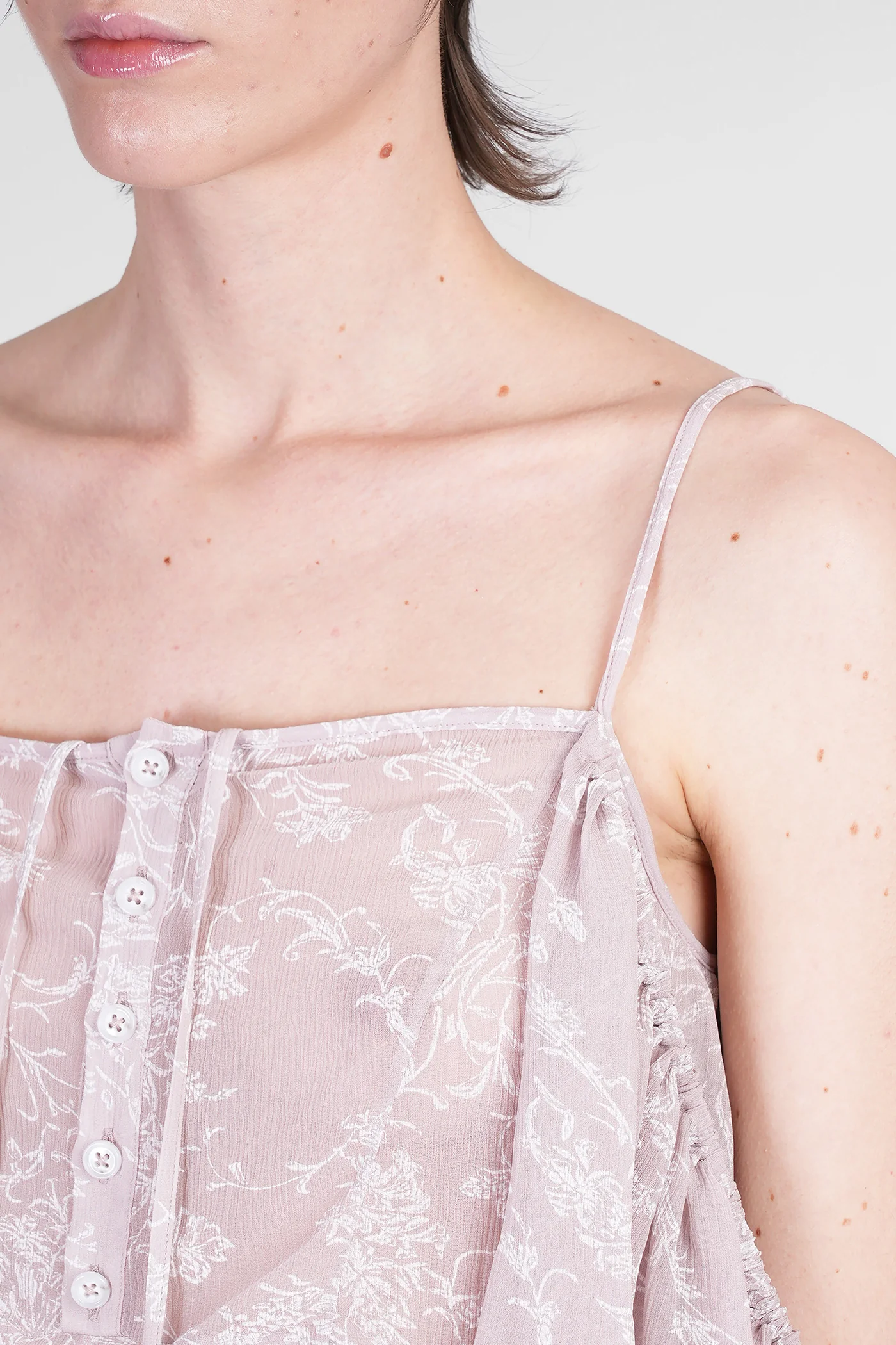 Valeska bias top Topwear in rose-pink viscose - Image 5