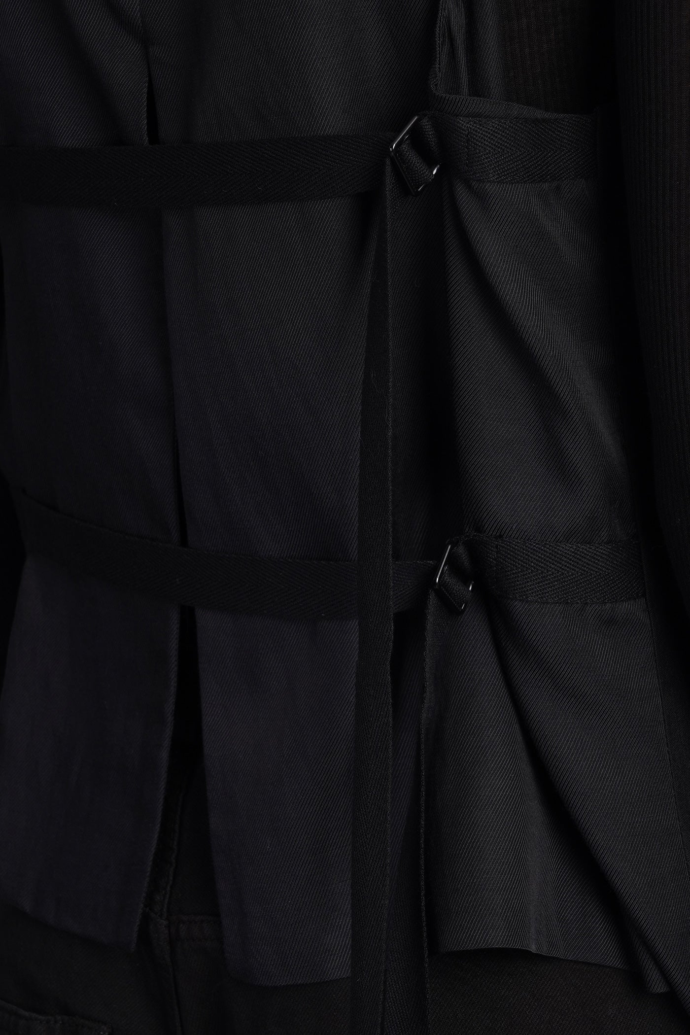 Vest in black cotton - Image 5