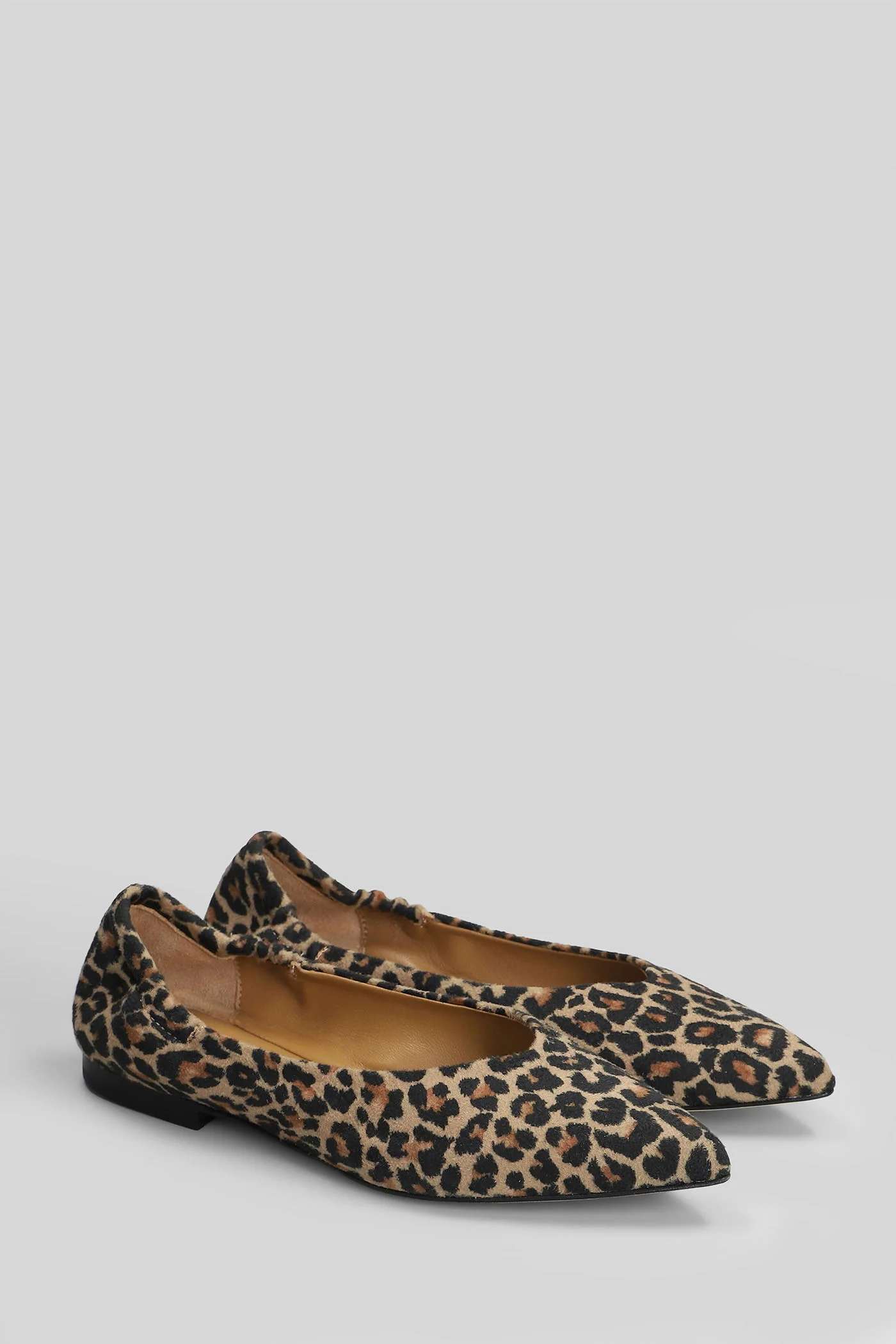 Ballet flats in Animalier suede - Image 2