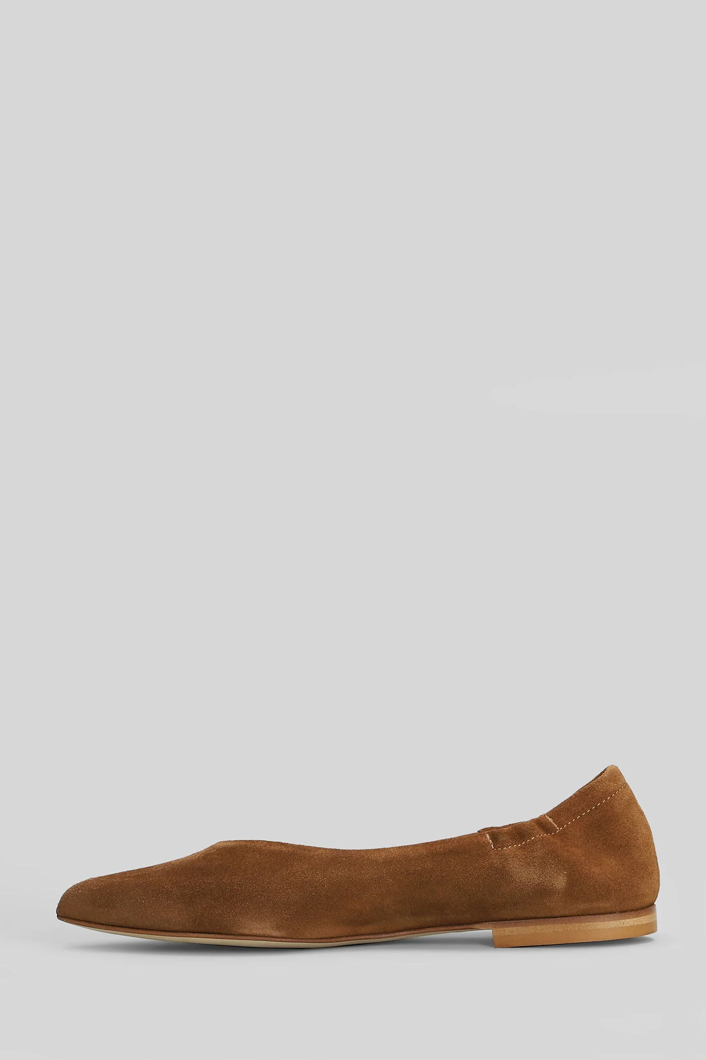 Ballet flats in brown suede - Image 3