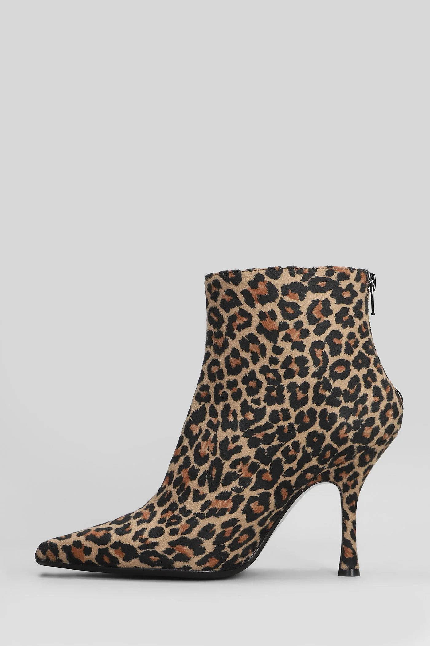 High heels Ankle boots in Animalier suede - Image 3