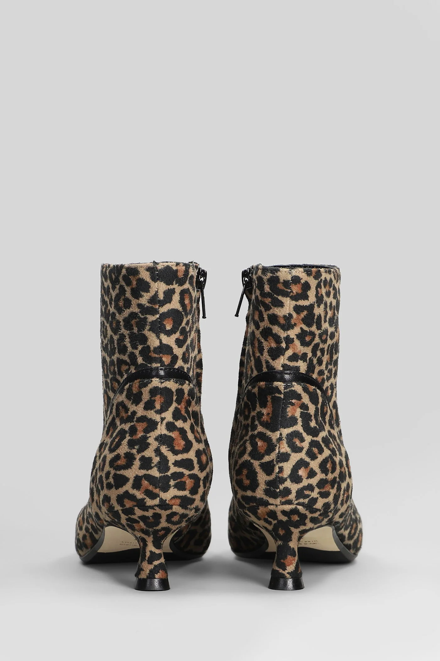 High heels Ankle boots in Animalier suede - Image 4