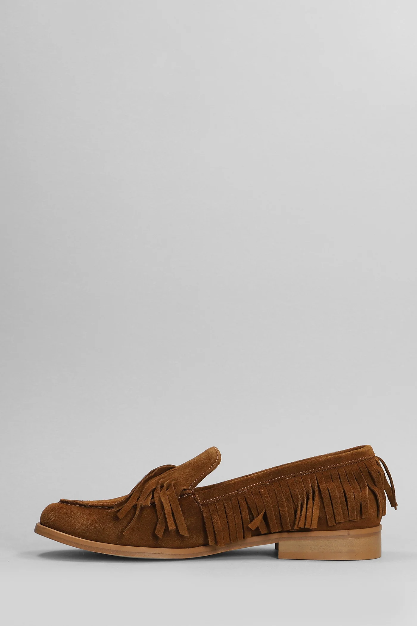 Loafers in leather color suede - Image 3
