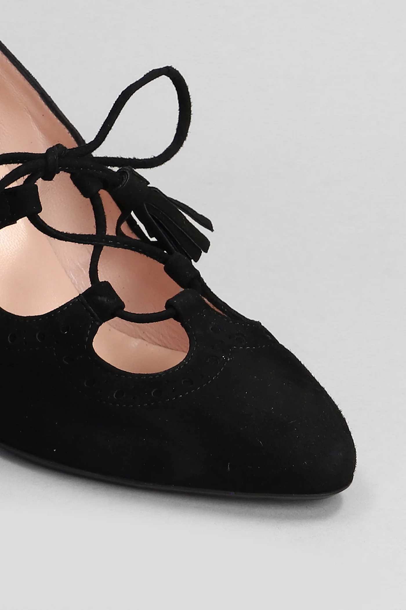 Pumps in black suede - Image 5