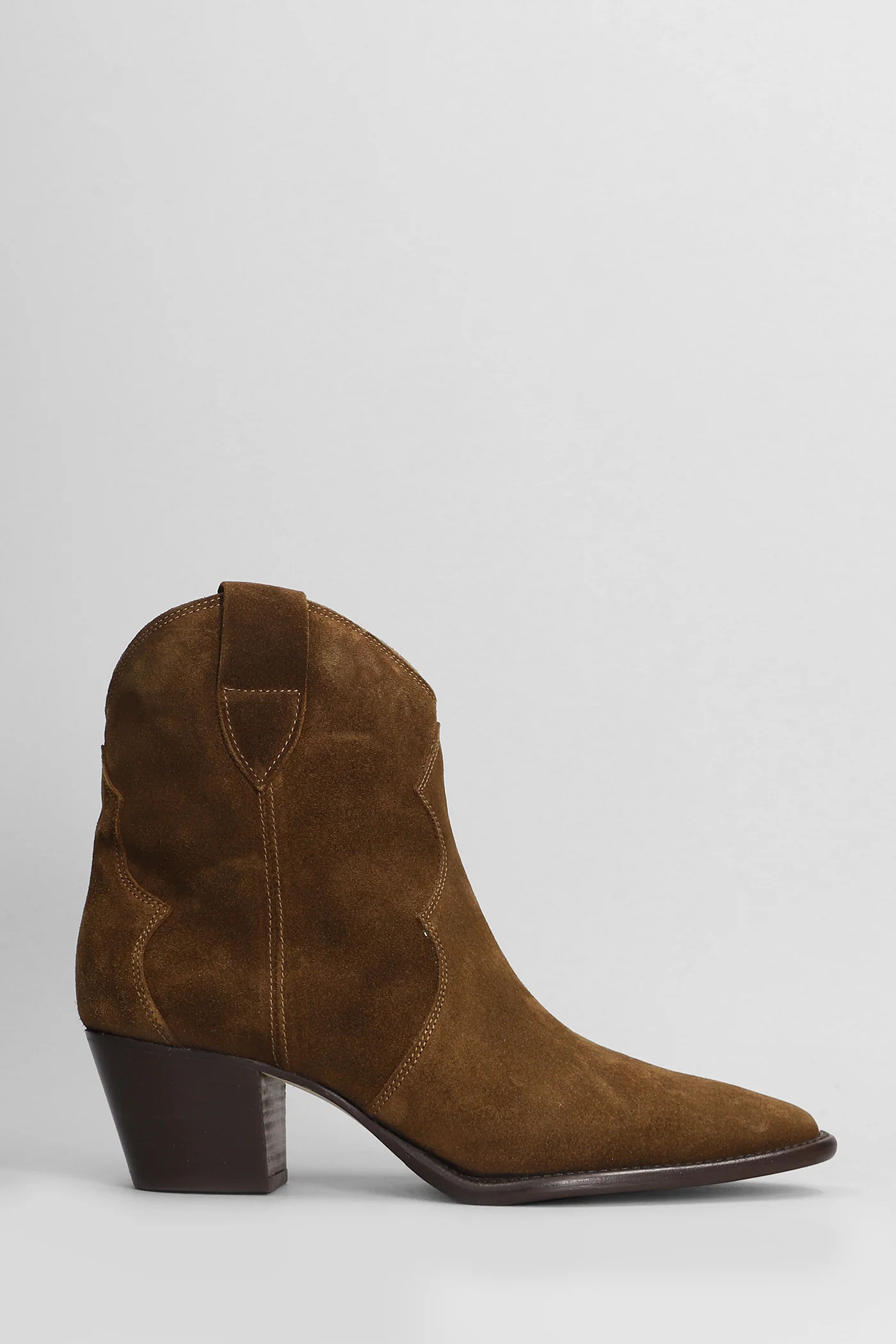 texan Ankle boots in leather color suede
